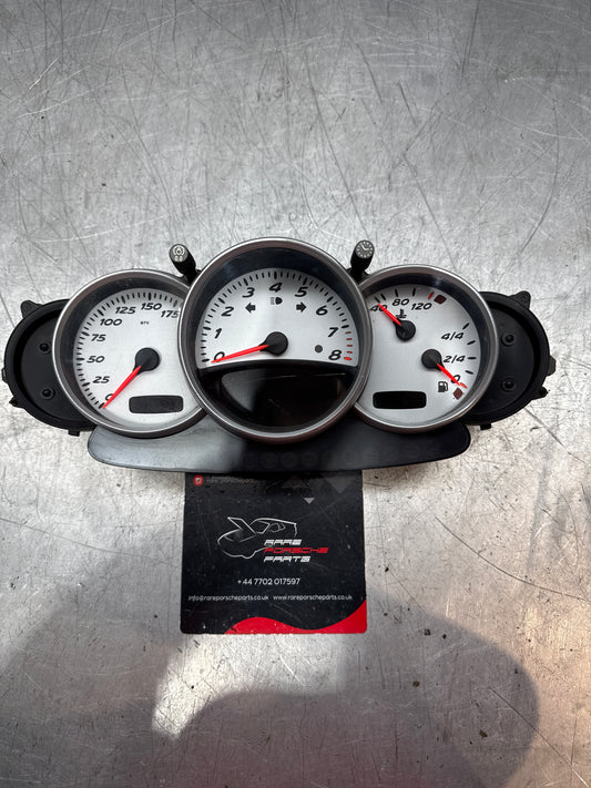 Porsche Boxster S 986 Armaturenbrettuhren Kombiinstrument Tacho MPH, gebraucht 98664111700