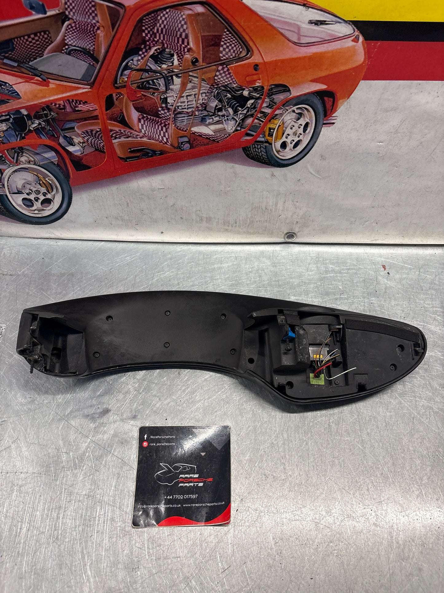 Porsche Boxster 986 dashboard cluster trim,black used 98655205500 / 98655205501