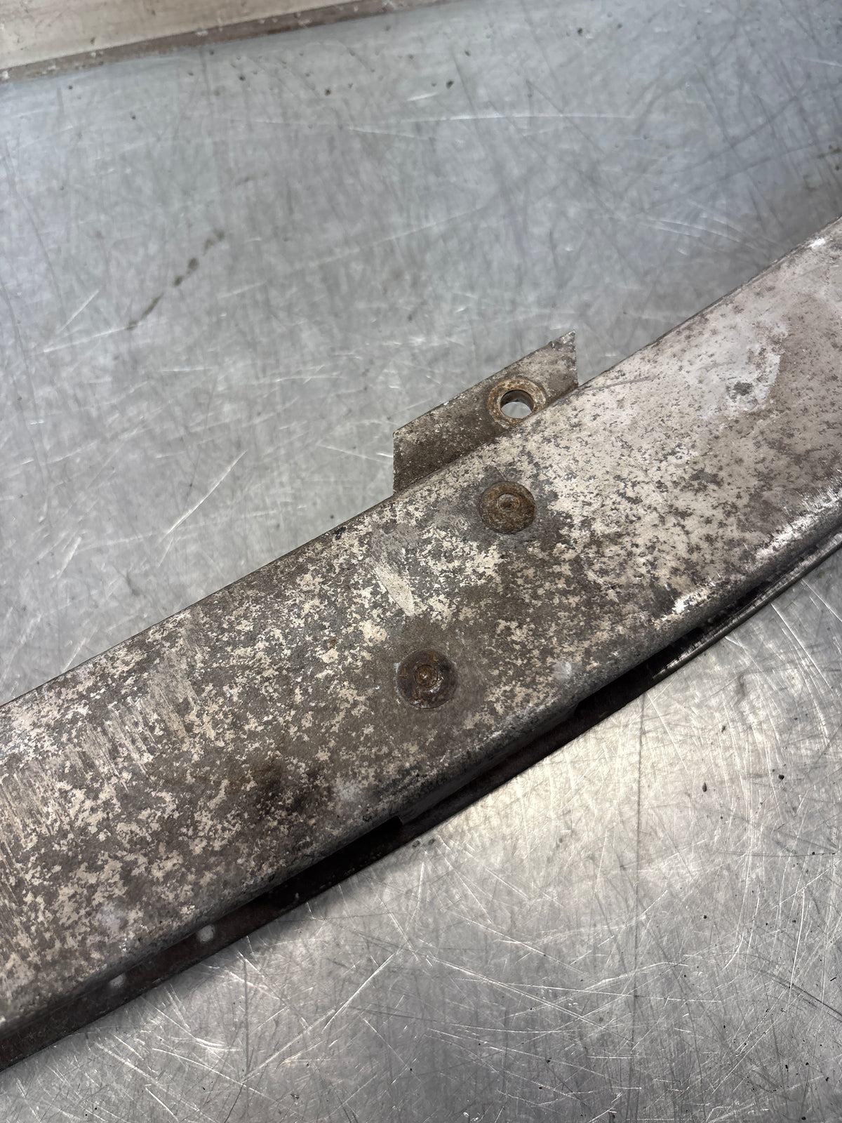 Porsche 944 S2 / turbo front bumper reinforcement panel support, 95150501000 for spares or repair