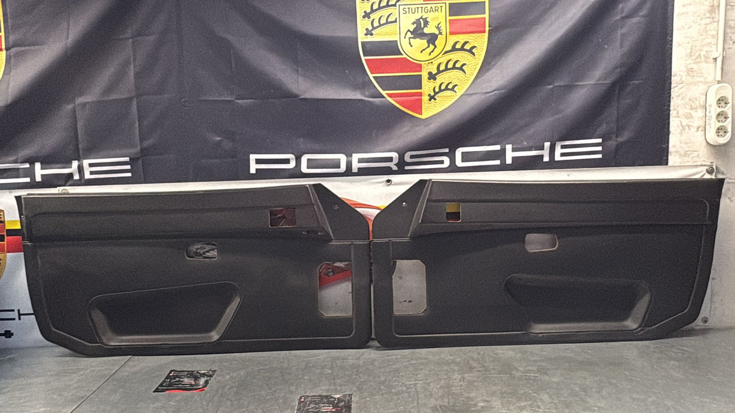 Porsche 924 / 944 Pair of early electric door cards, LHD 477867012 / 477867011