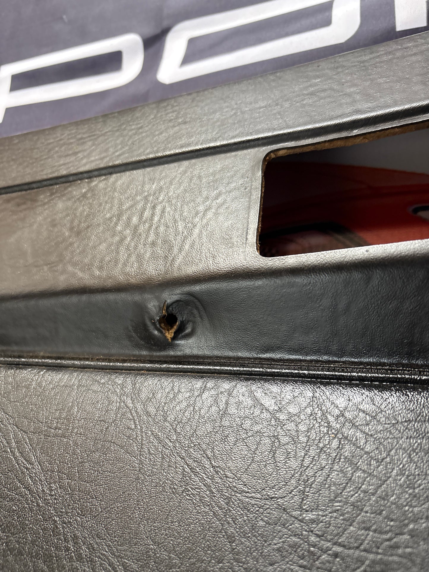 Porsche early 924 / 944 pair of Used black doors, LHD 477867011 / 477857012