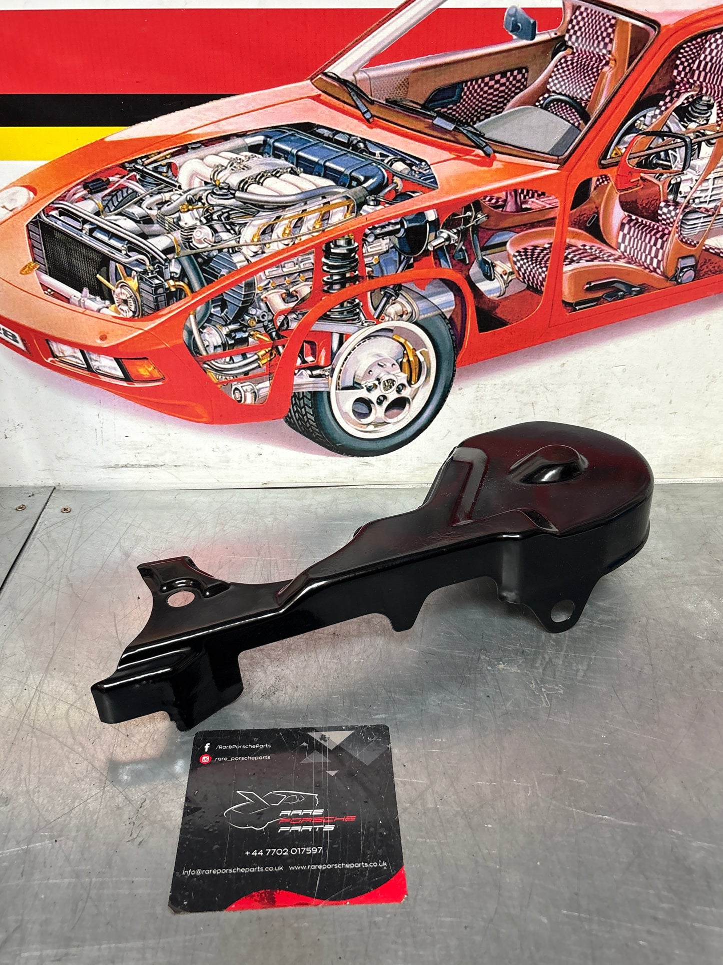 Porsche 924 Turbo/GT timingbelt Cover 9311050510, refurbished