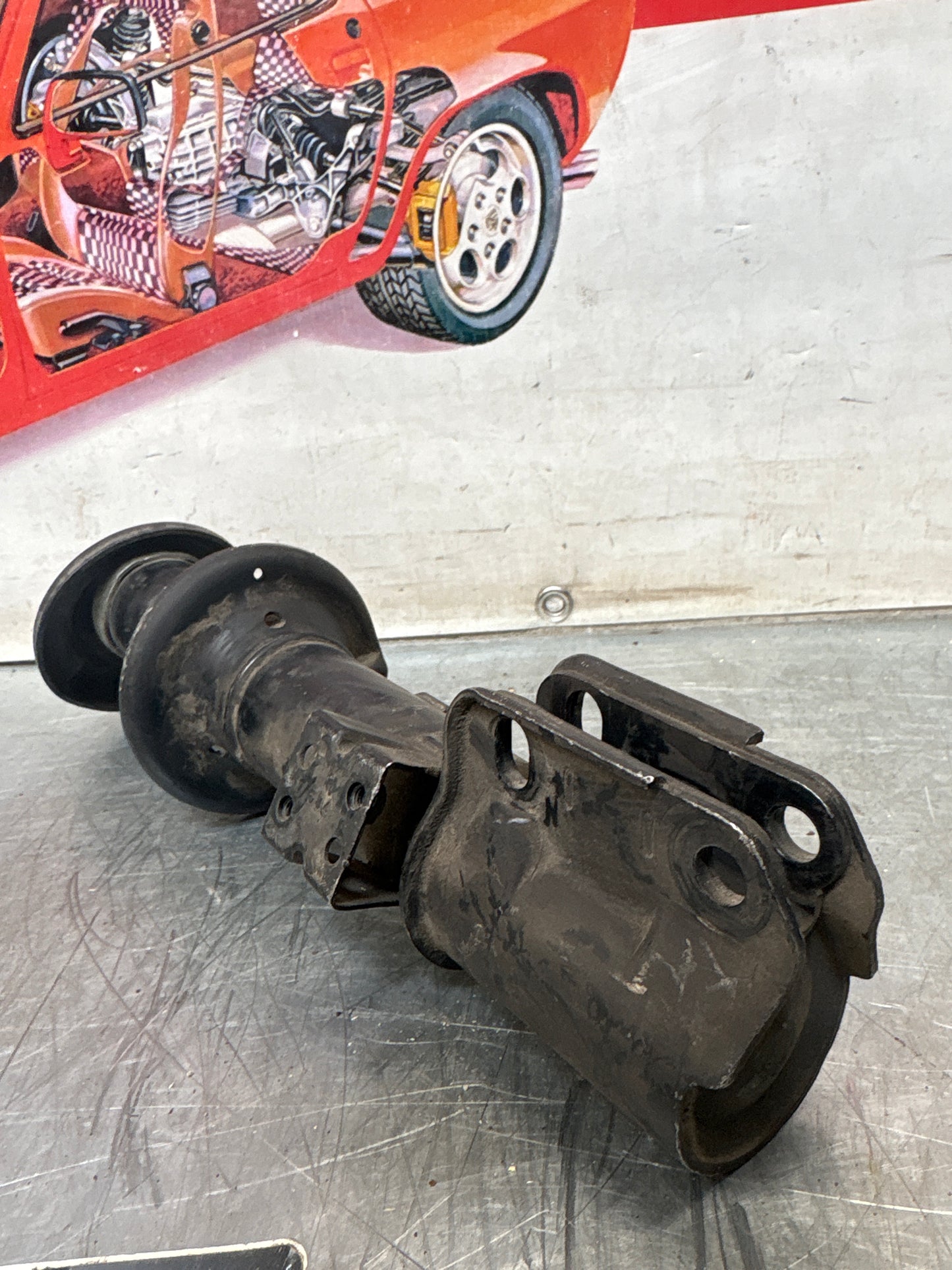 Porsche 944 Front left shock absorber, used 95134303112