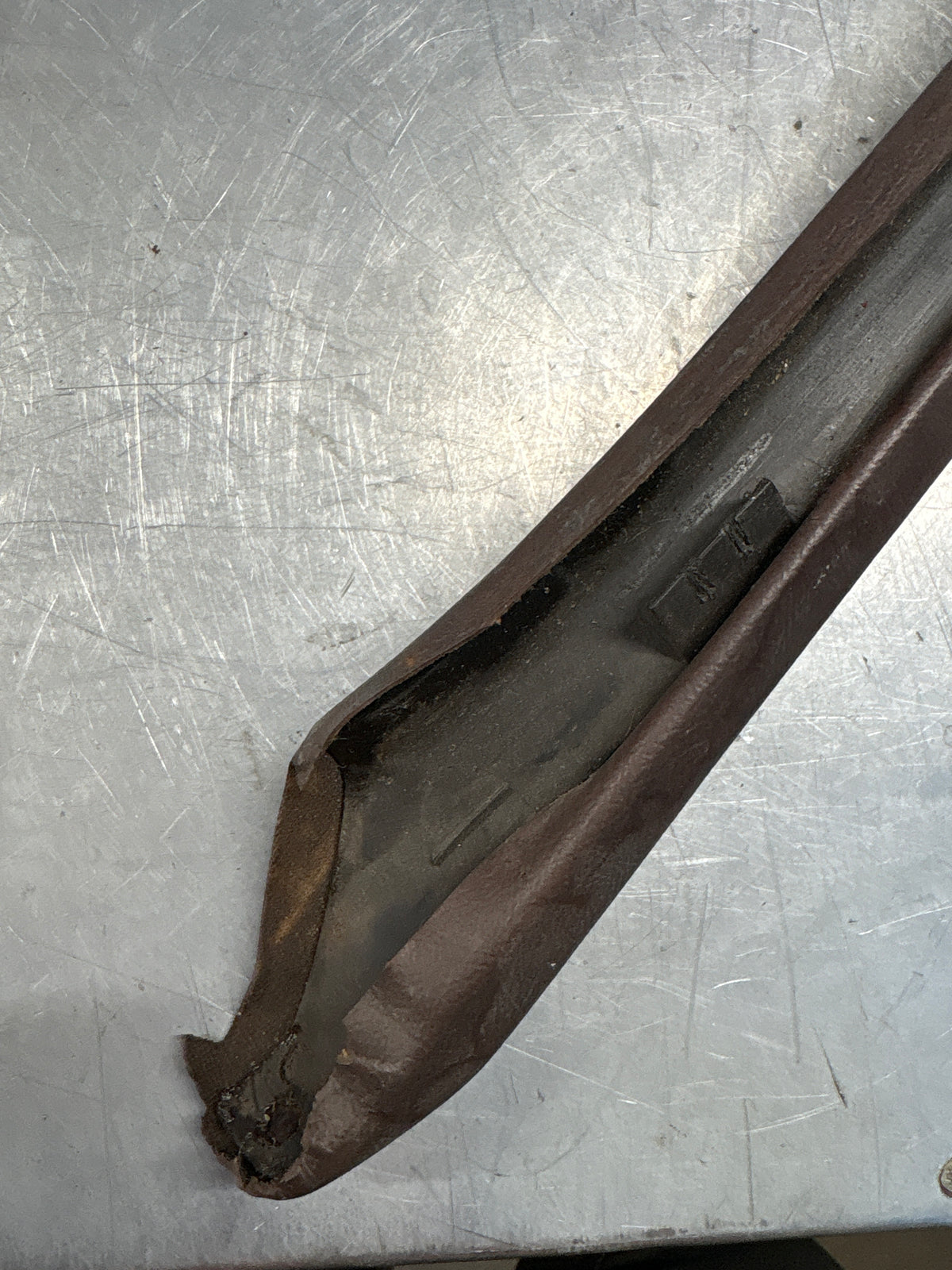 Porsche 928 tailgate trim, right, off side, brown, 92855503802, used