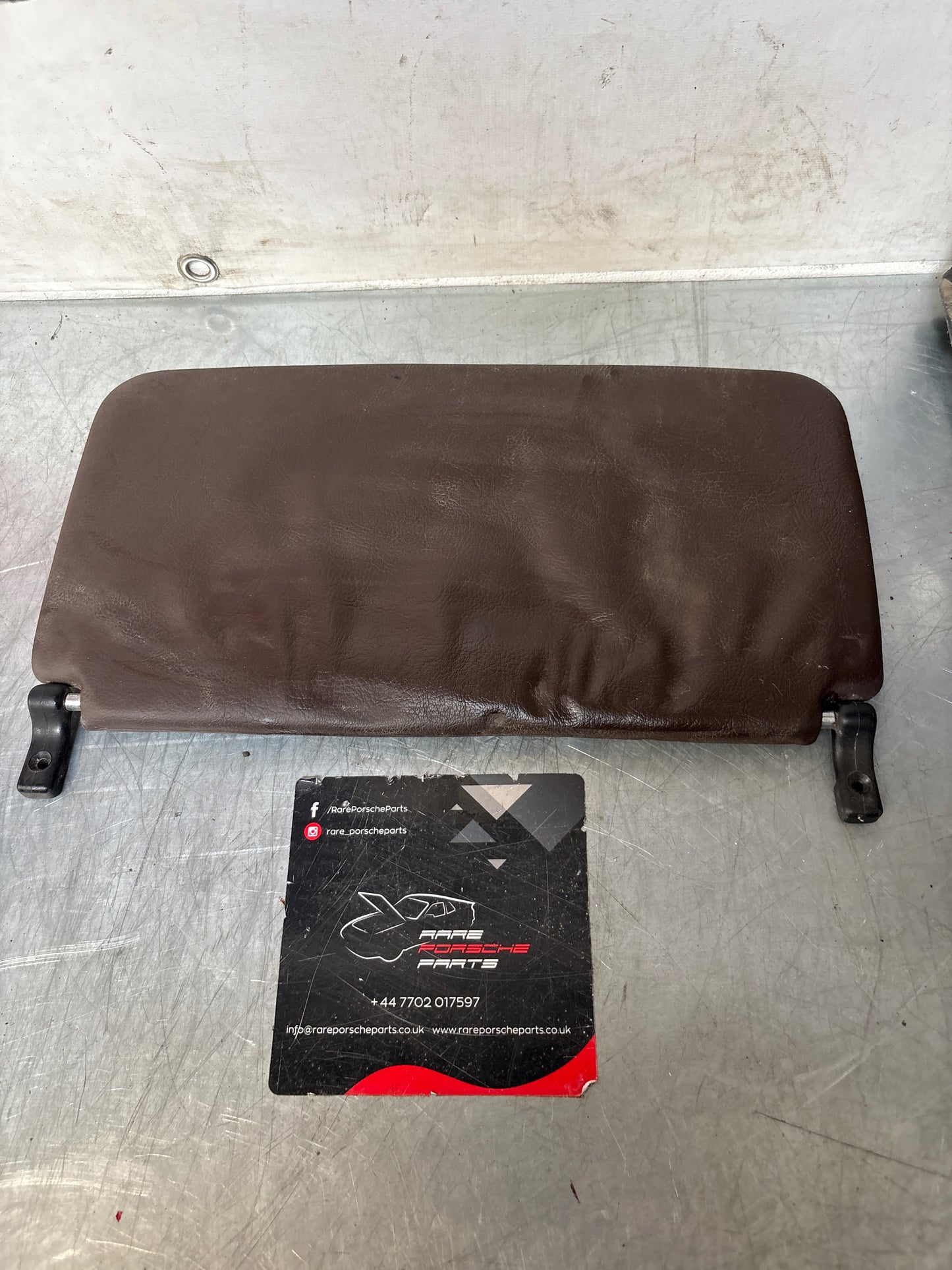 Porsche 928 L+R rear sunvisor, brown, used 92873103504