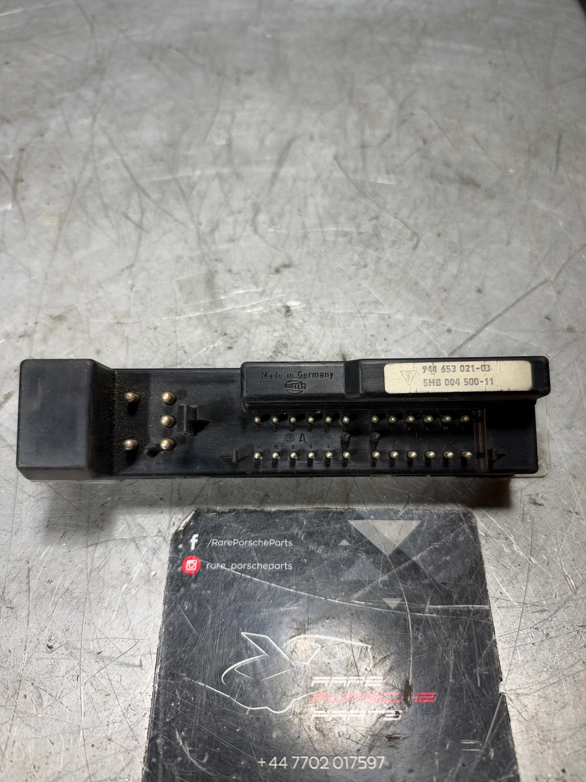 Porsche 944 climate heater control switch unit 85.5-91 years. 94465302103 used, broken plastic