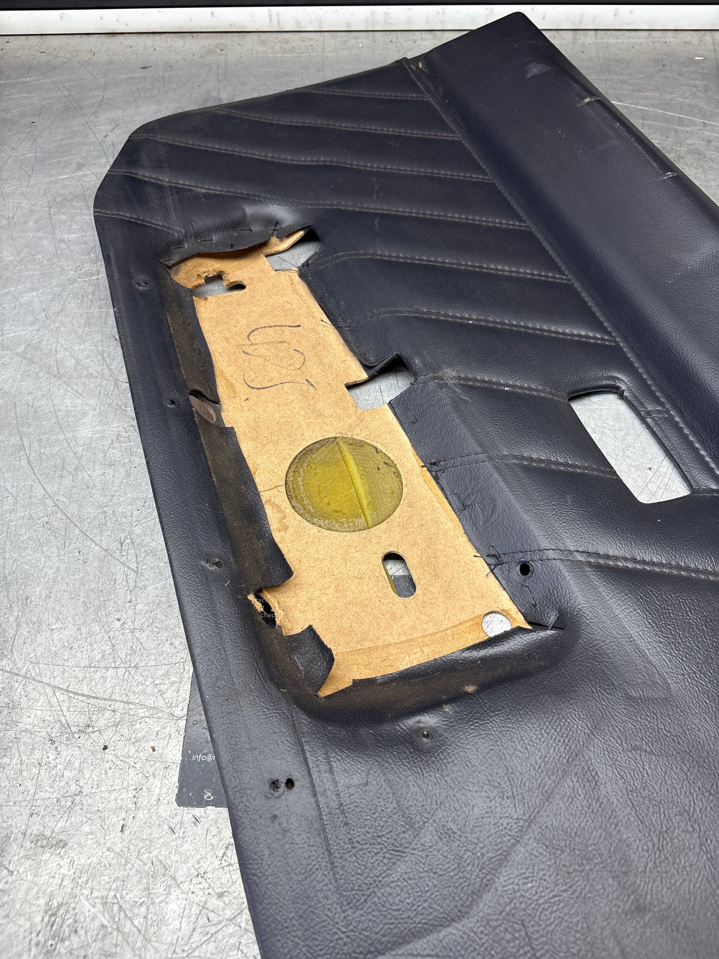 Porsche 968 left door card, used