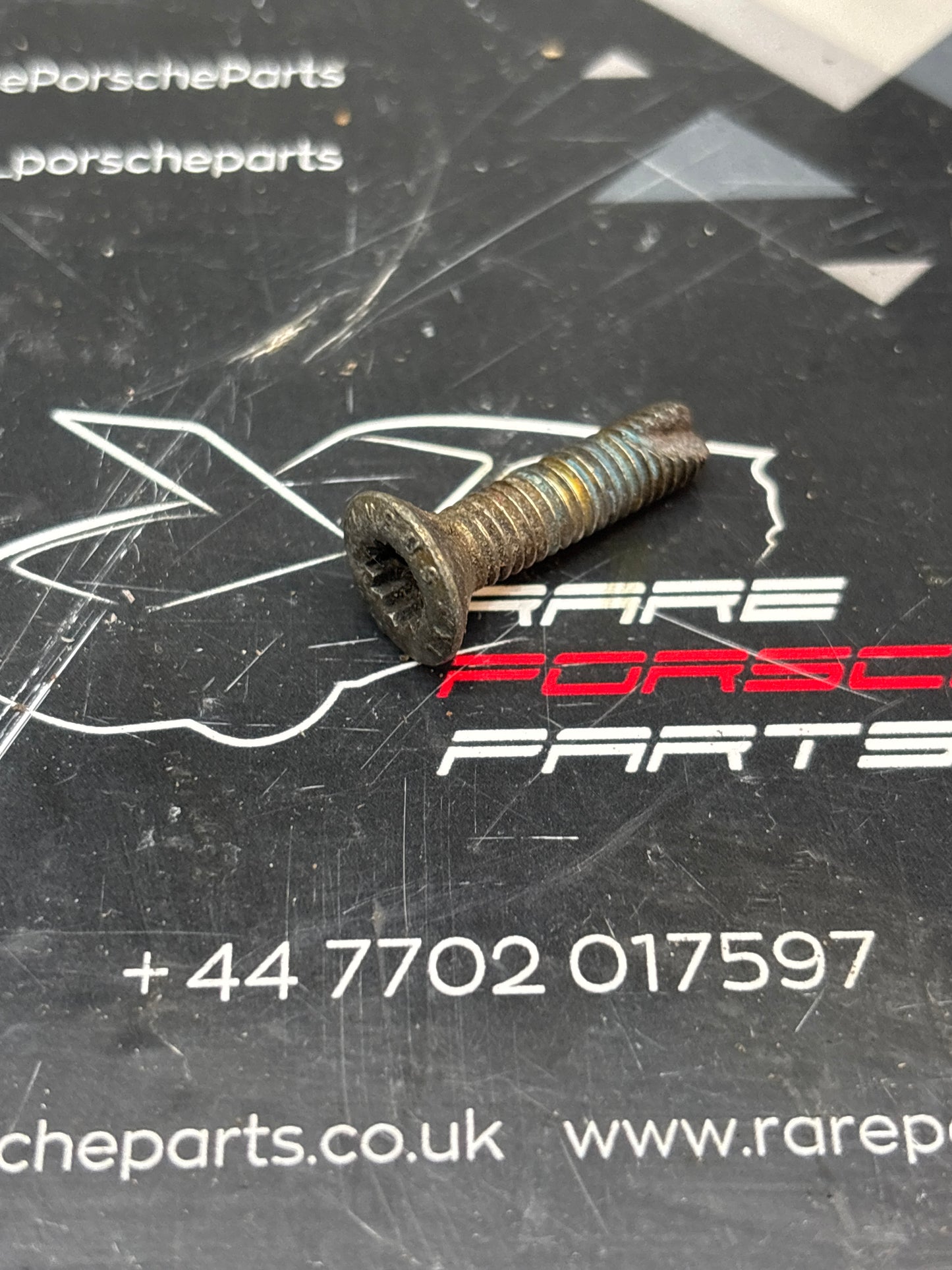 Porsche 924 944 928 968 oval head bolt for door stop bracket 92853745902 used