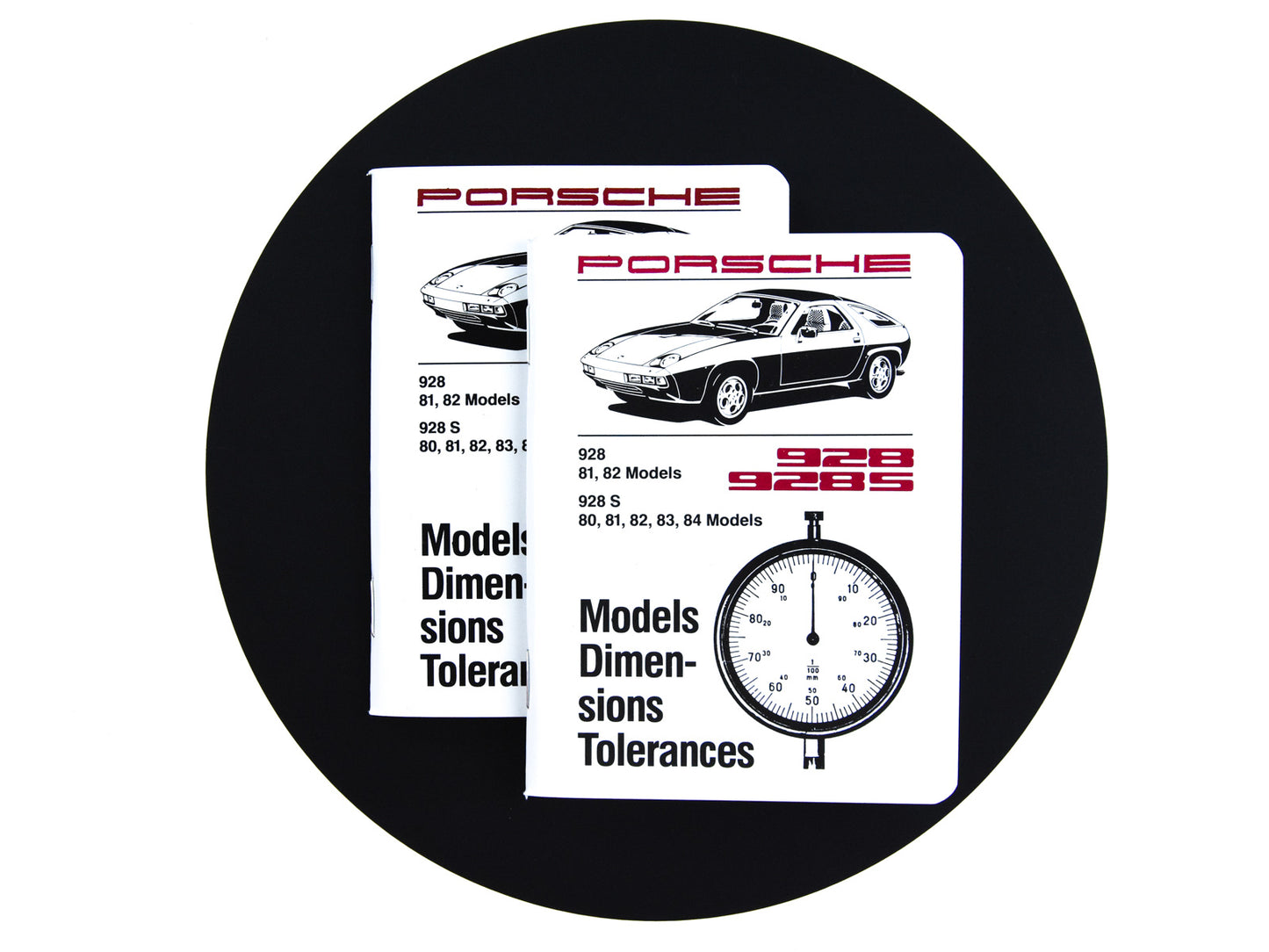 Booklet for Porsche 928 928S '80-'84 Technical Specifications EN