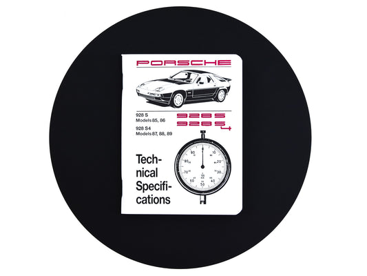 Libretto per Porsche 928 S S4 '85-'89 Specifiche Tecniche IT
