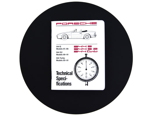 Broschüre für Porsche 944 S S2 Turbo 951 Technische Daten DE
