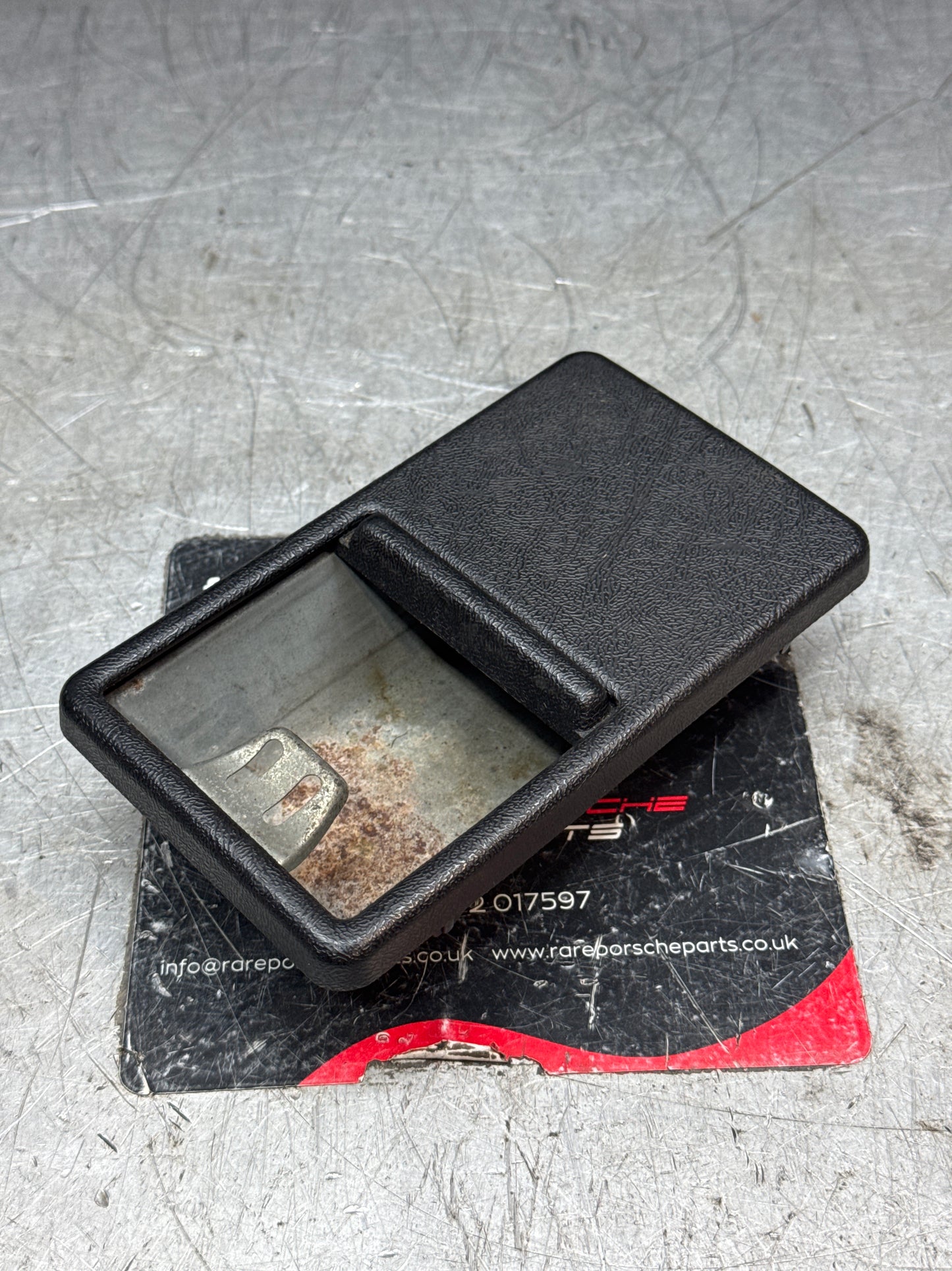 Porsche 924/944 black ashtray, 94455230500, used