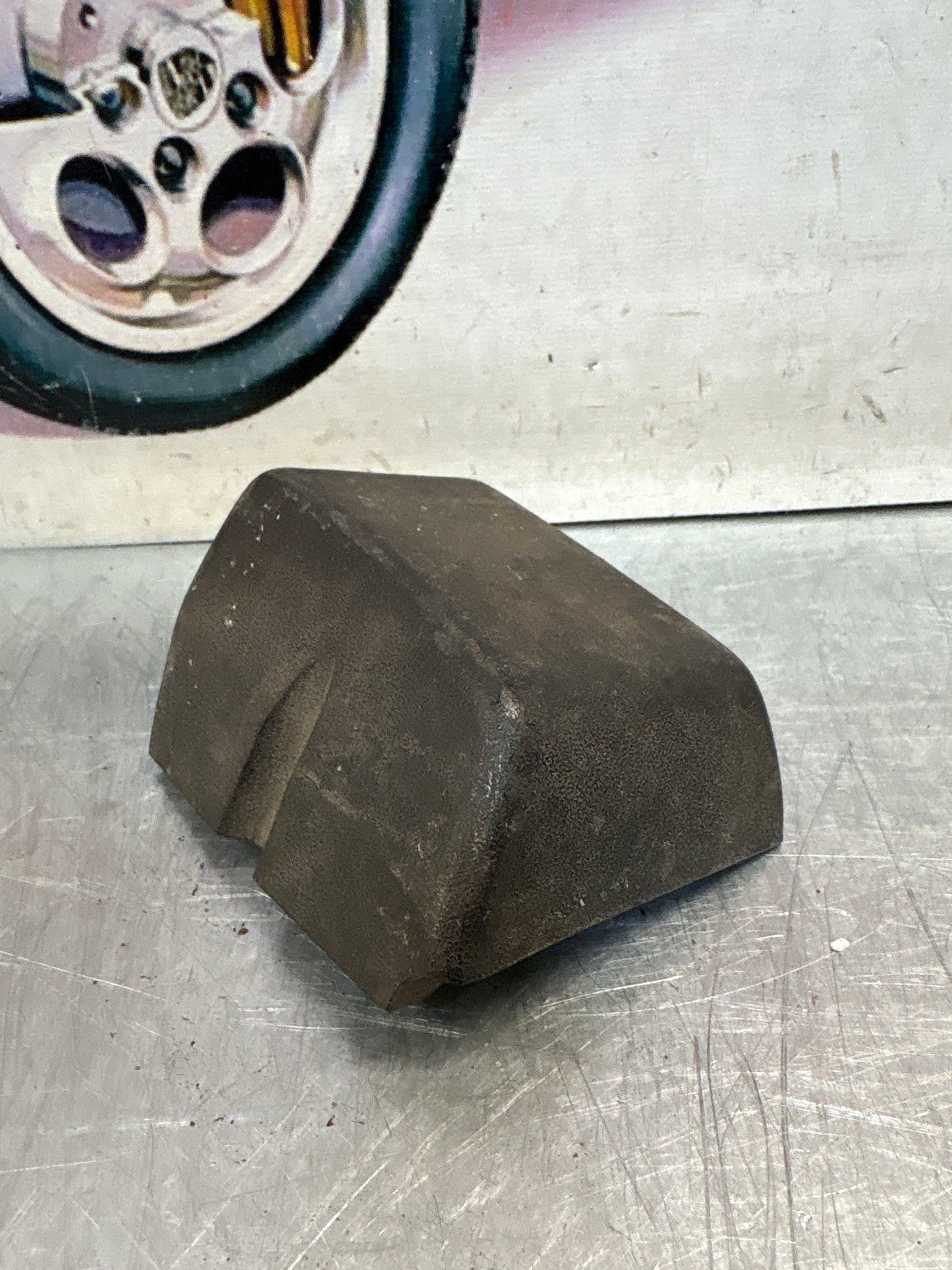 Porsche 924 carrera gt right bumper guard rubber, used 477807354