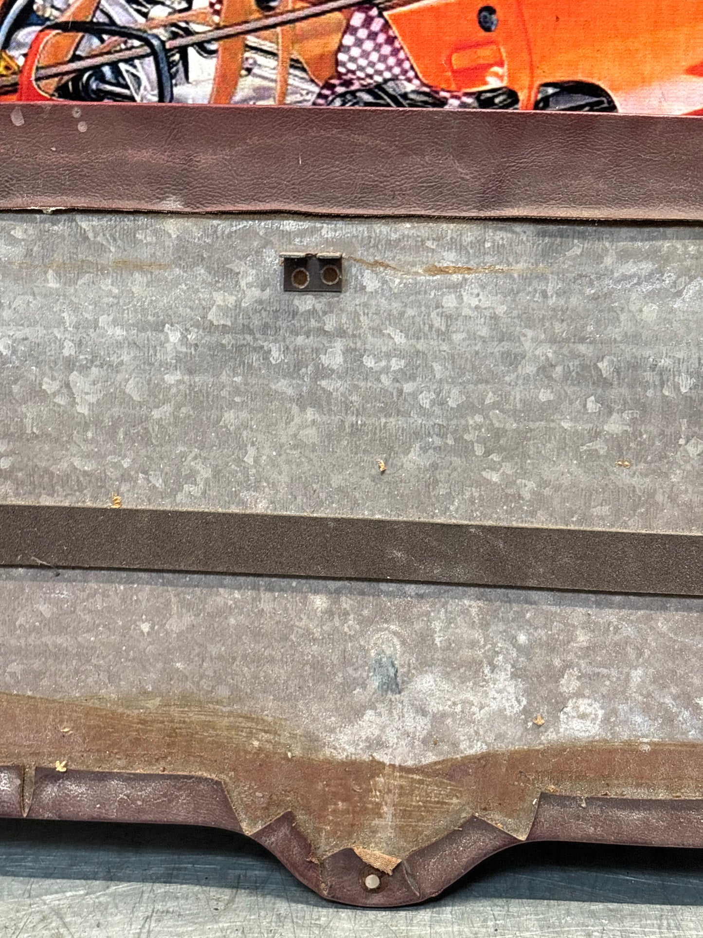 Porsche 928 sun roof headliner trim, burgundy, used 92856406950LG7