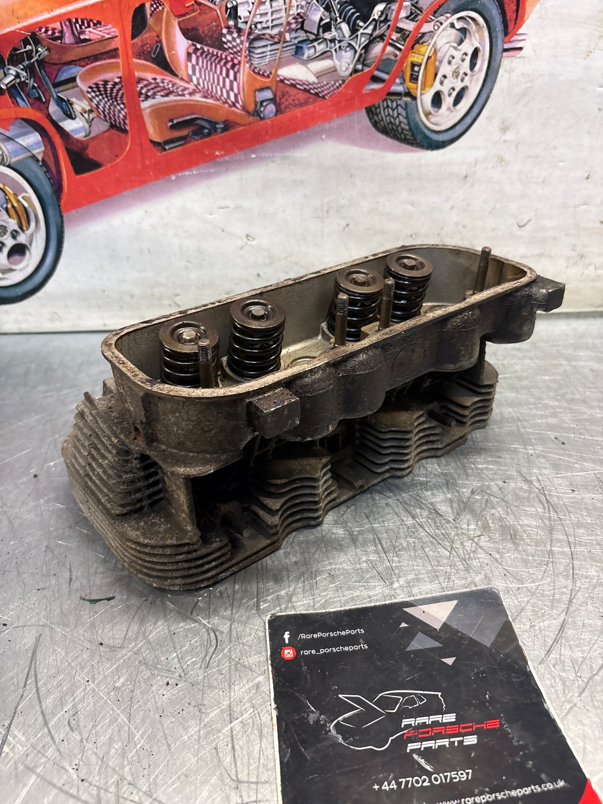 Porsche 914, cylinder head, used 021101371S