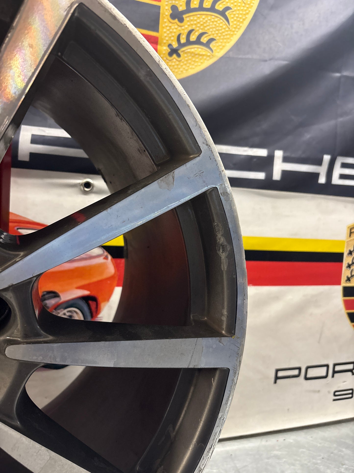 Porsche 911 991 Carrera C2 wheel, for spares or repair 99136216630