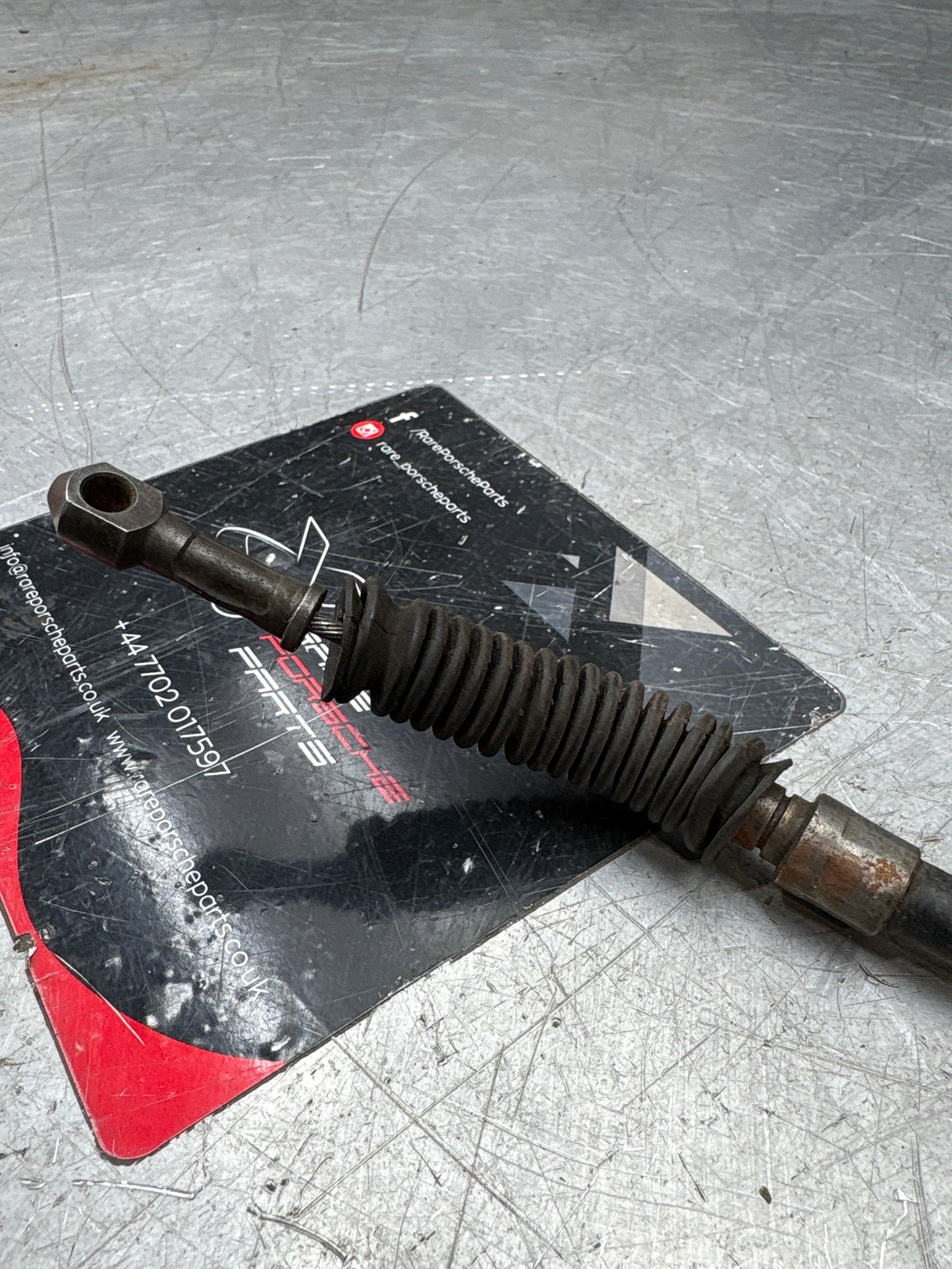 Porsche 944 short handbrake cable, used 95142407102