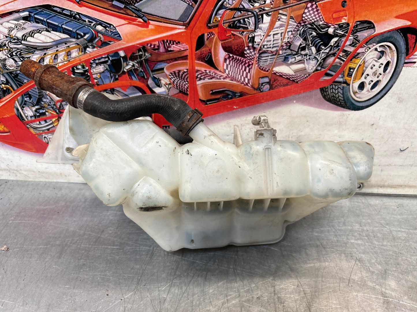 Porsche 911 996 / 997 coolant expansion tank, used 99610604756