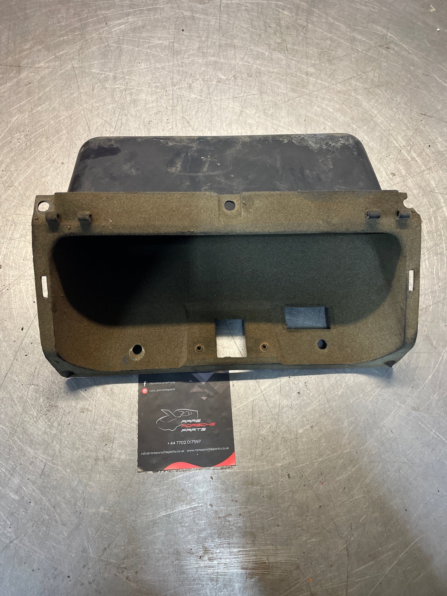 Porsche 924 glovebox, grey used 477857095A