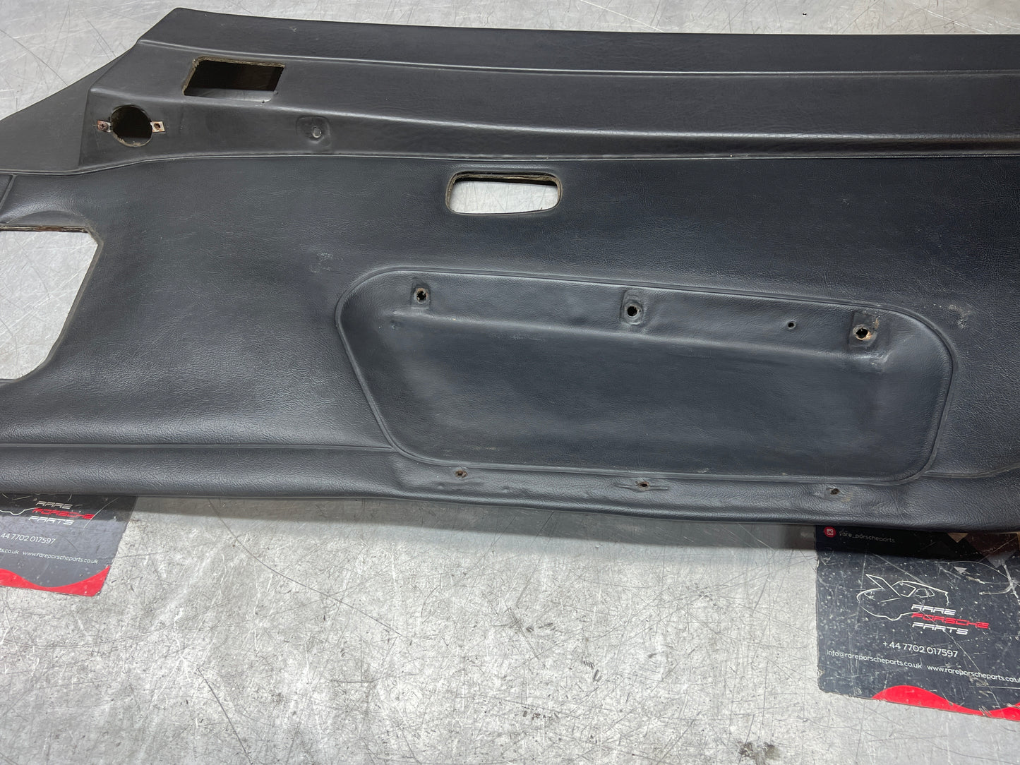 Porsche 924/944 early Porsche black door card used condition right side, Rhd, 478867012