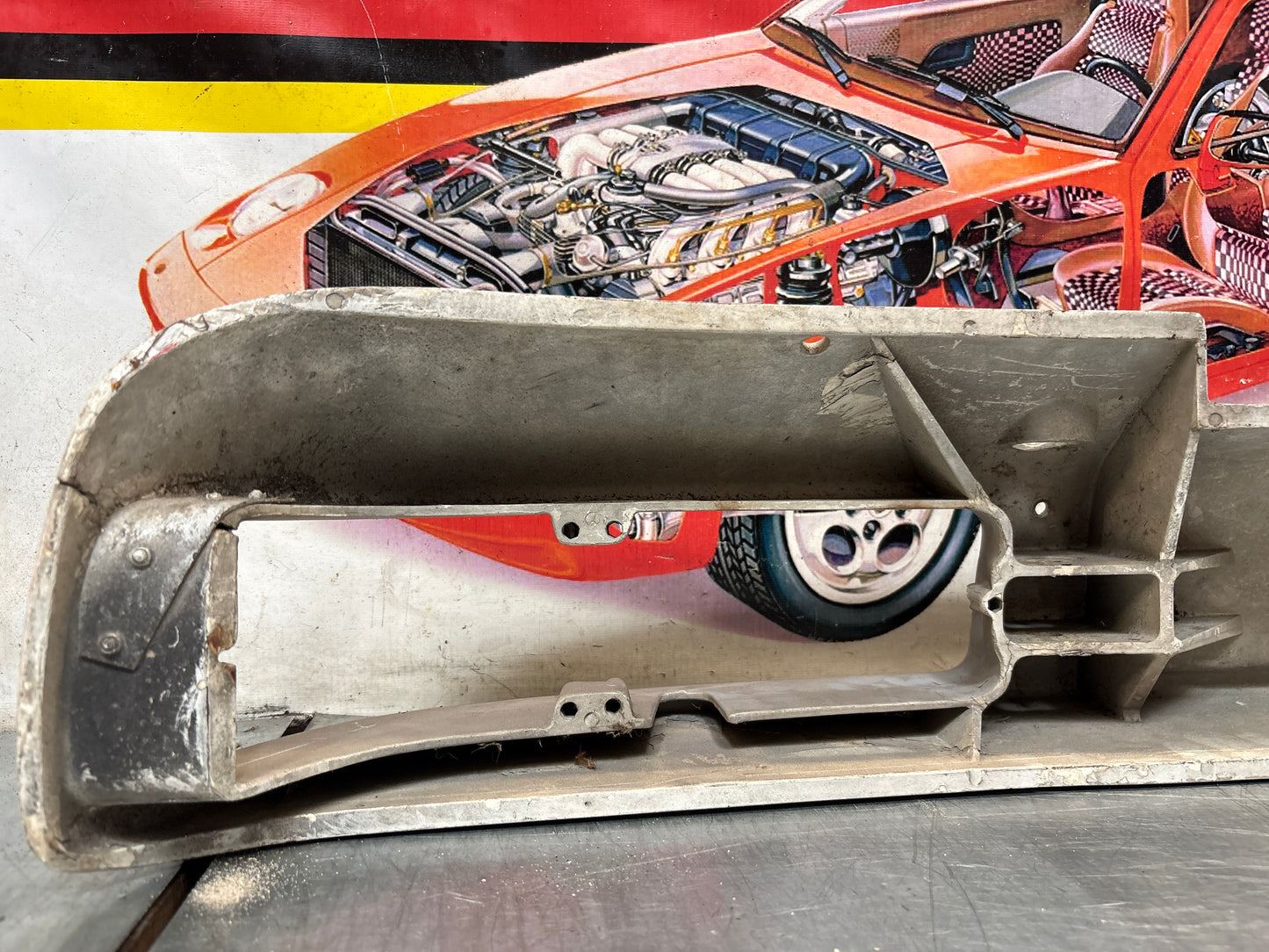 Porsche 924 Front Bumper 477807113 used