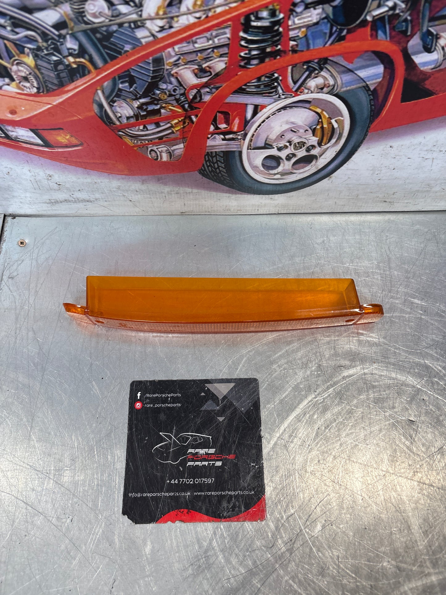 Porsche 944 S2 right hand indicator lens, 95163116201, new