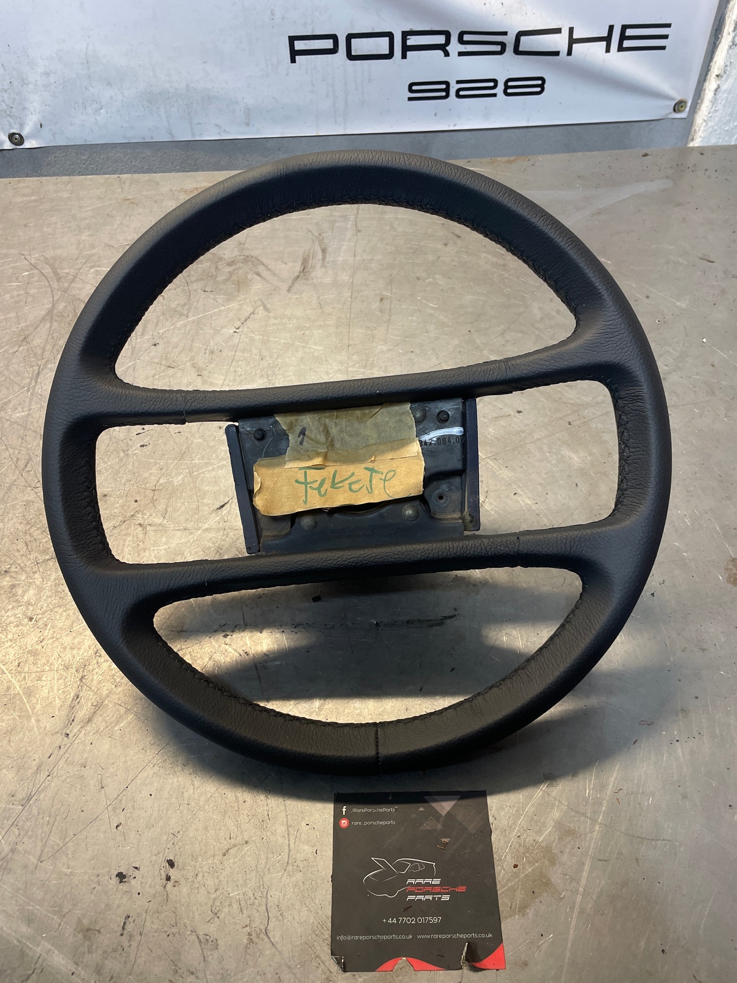 Porsche 928 steering wheel 92834708402, refurbished