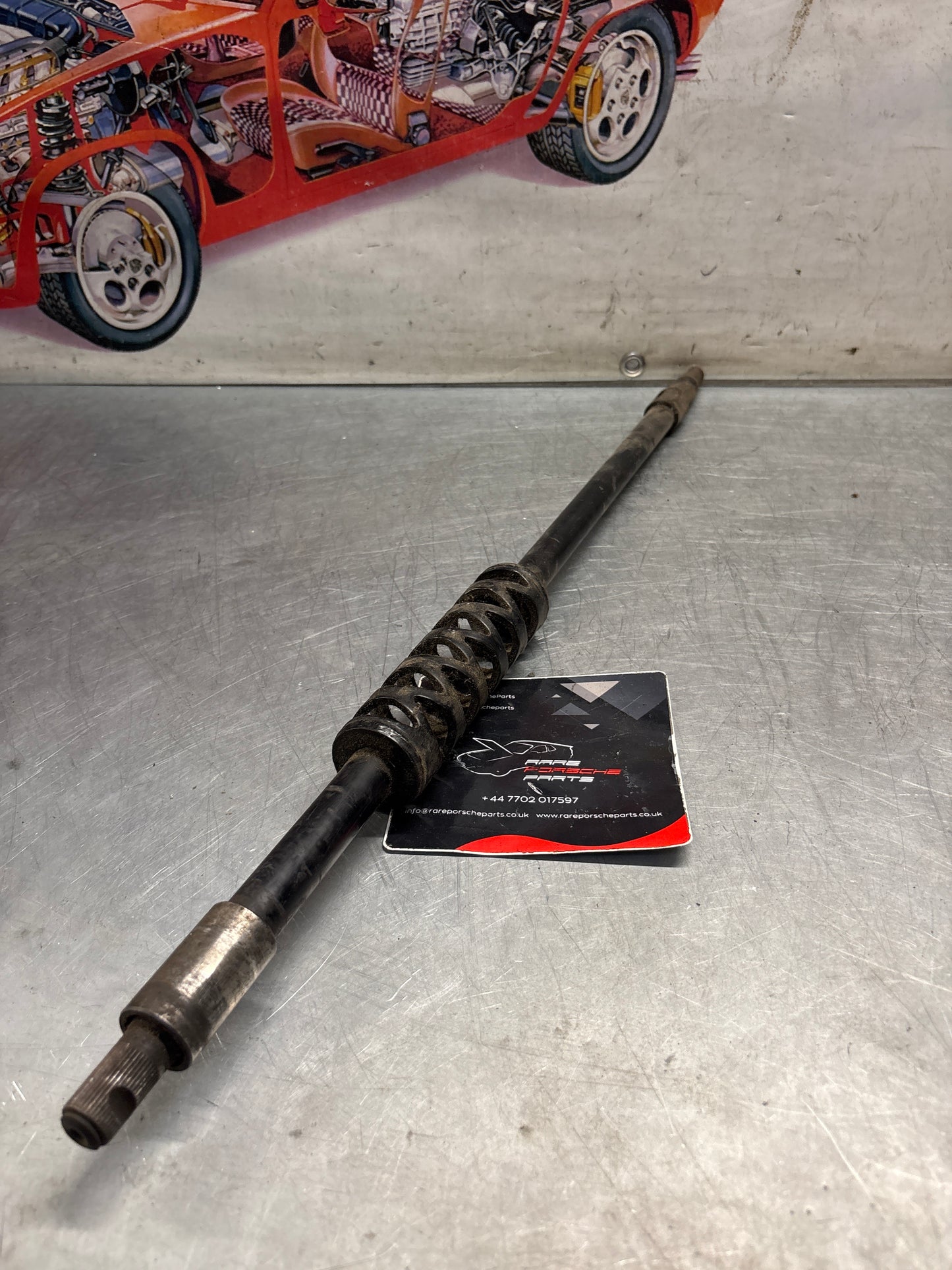 Porsche 924 / 924S / 944 LHD steering coloumn shaft, used 94434701904
