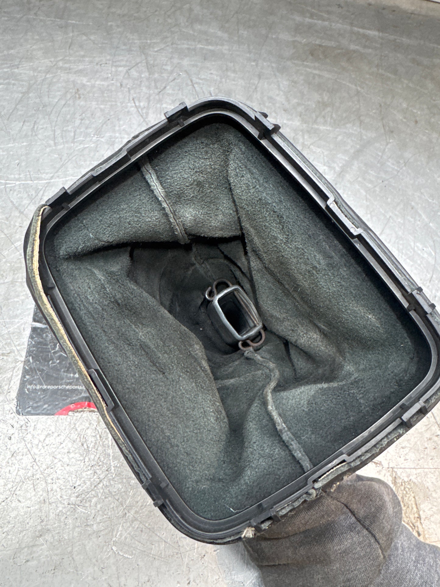 Porsche 968 (6 speed) leather shifter knob. Good condition. 94442407502