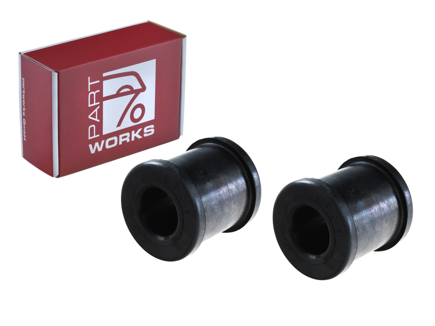 2x Stabilisatorlager 20mm für Porsche 924 '80- 944 -06/'85 Gummi VA