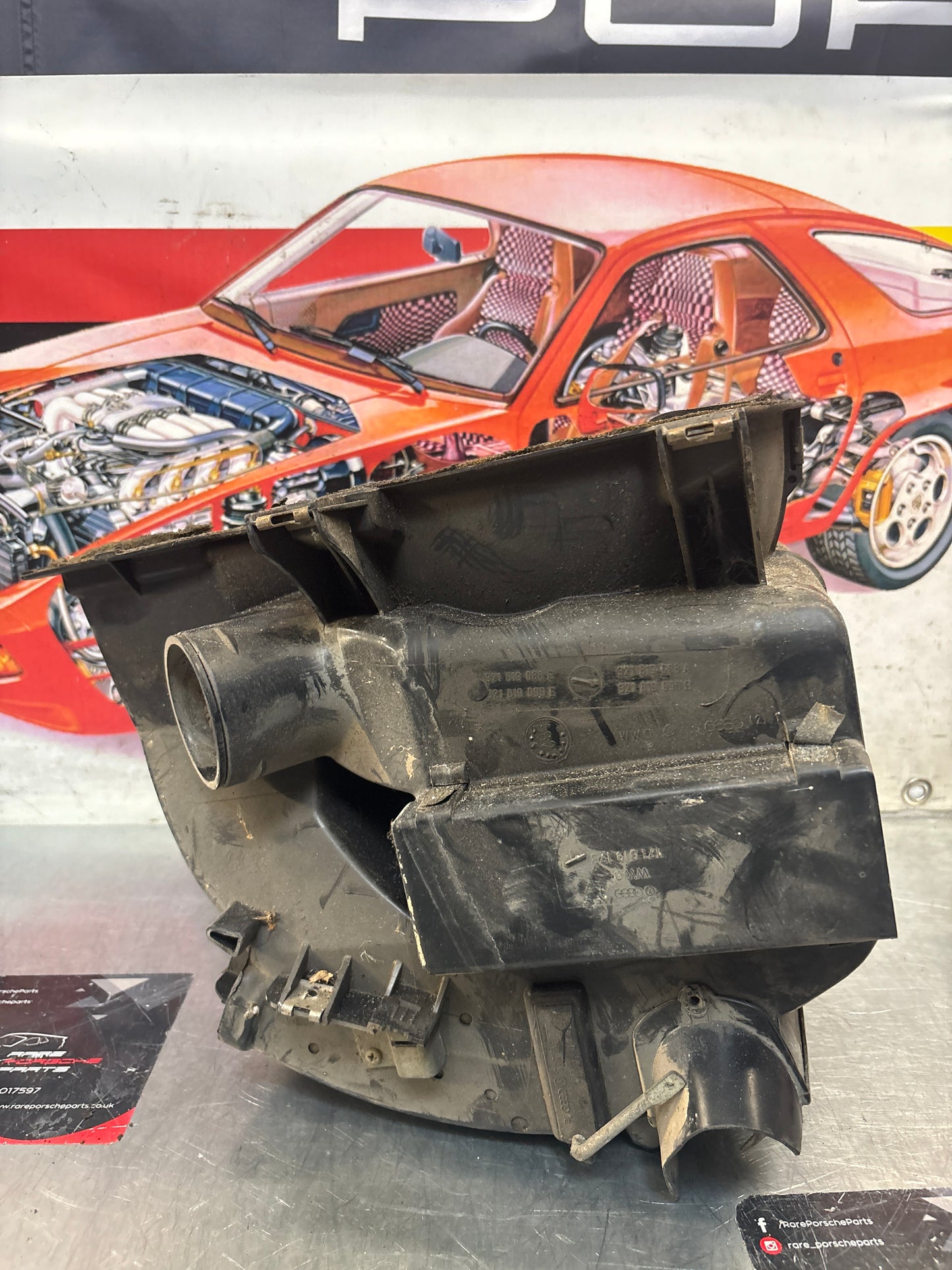 Porsche 924 80-85 944 82-85.5 heater blower fan assembly, complete 321819096 / 321819088 / 321819087 / 321819095 used