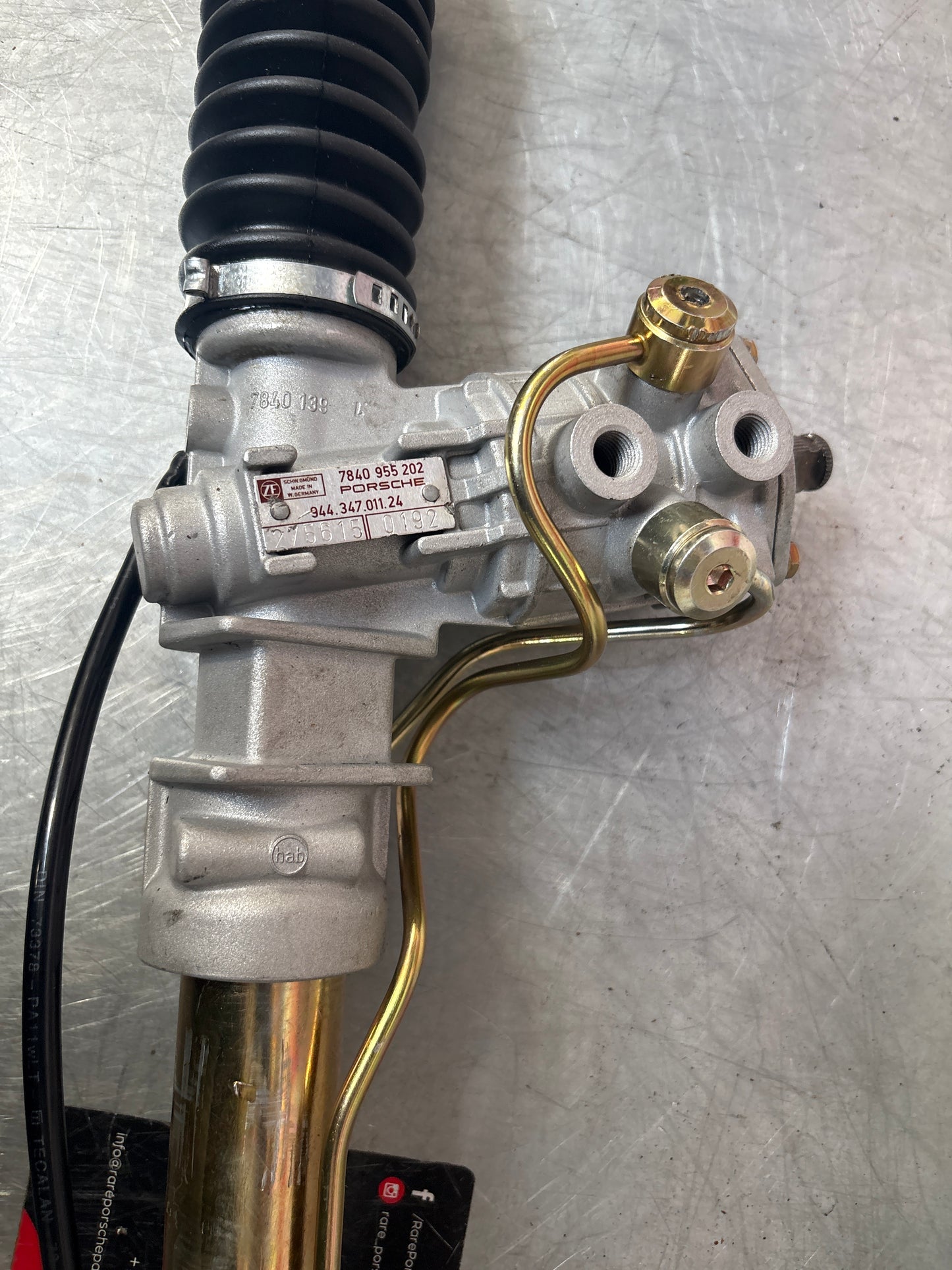 Porsche 924S/944 Power steering rack, LHD 94434701122, refurbished