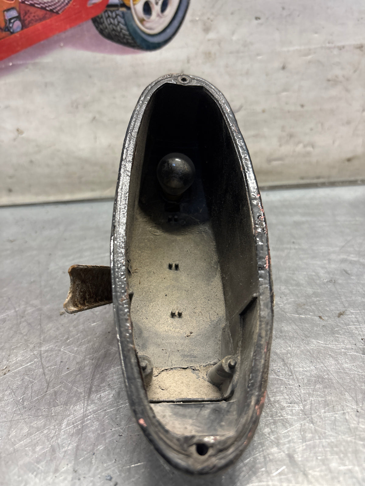 Porsche 914 indicator housing, used 91463140111