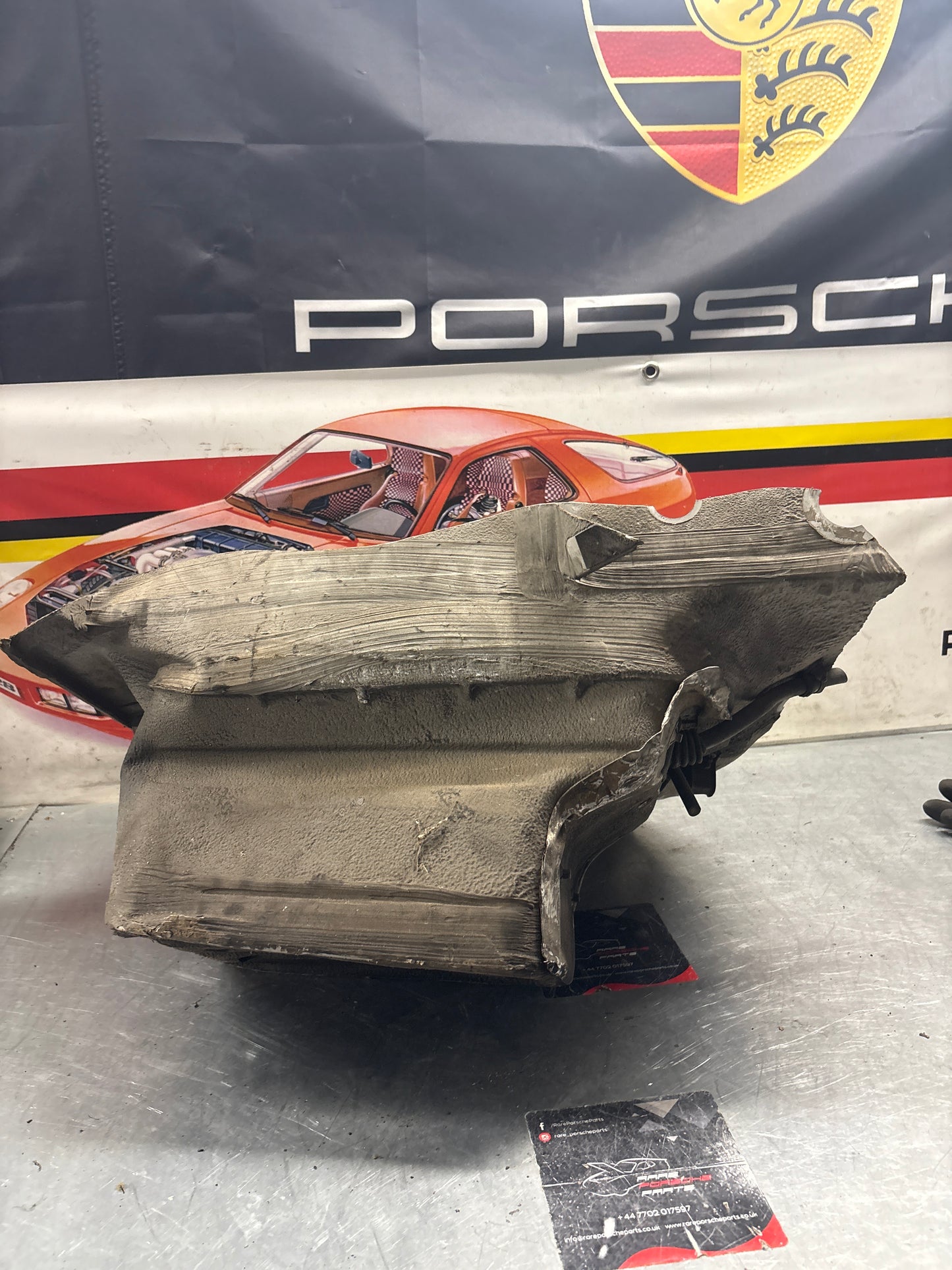 Porsche 928 Battery tray cut, 92850180502 used