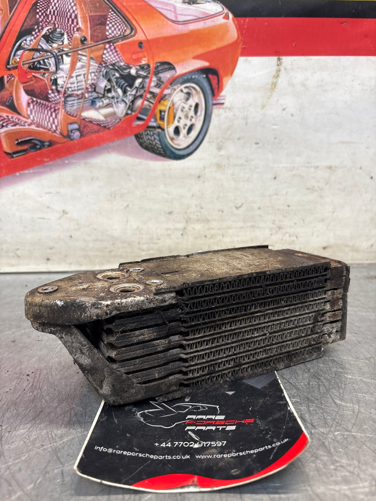 Porsche 914 oil cooler, used 021117021B