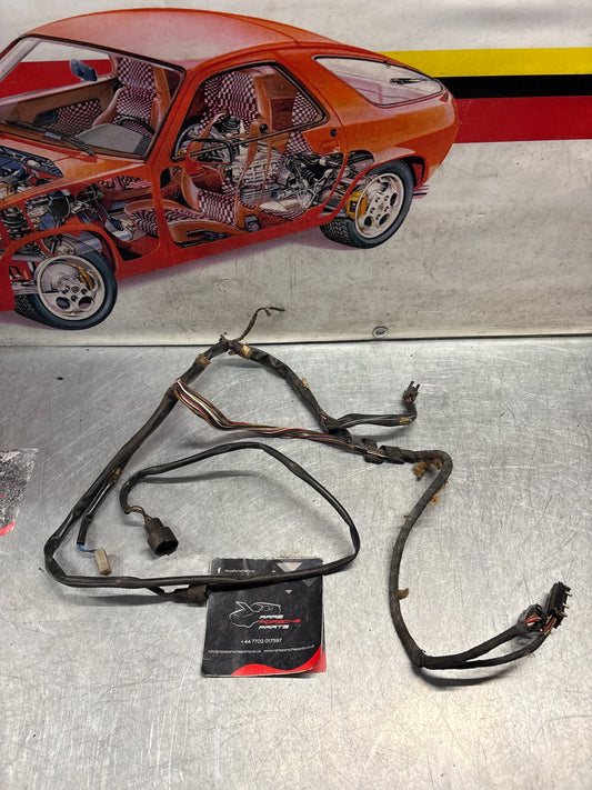 Porsche 944 85.5- door wiring loom/harness, passenger side, mirror cut, used 94461203403