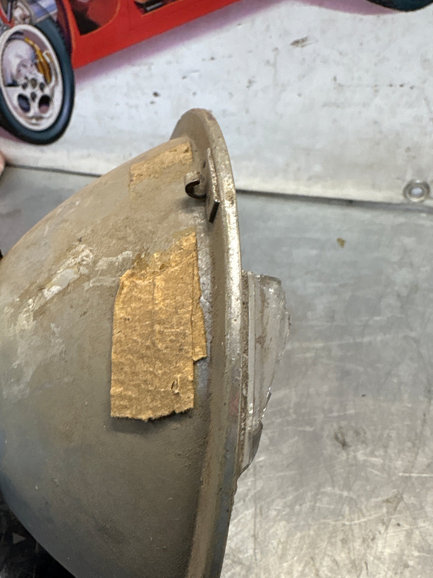 Porsche 924 944 headlight housing, LHD used 477941771