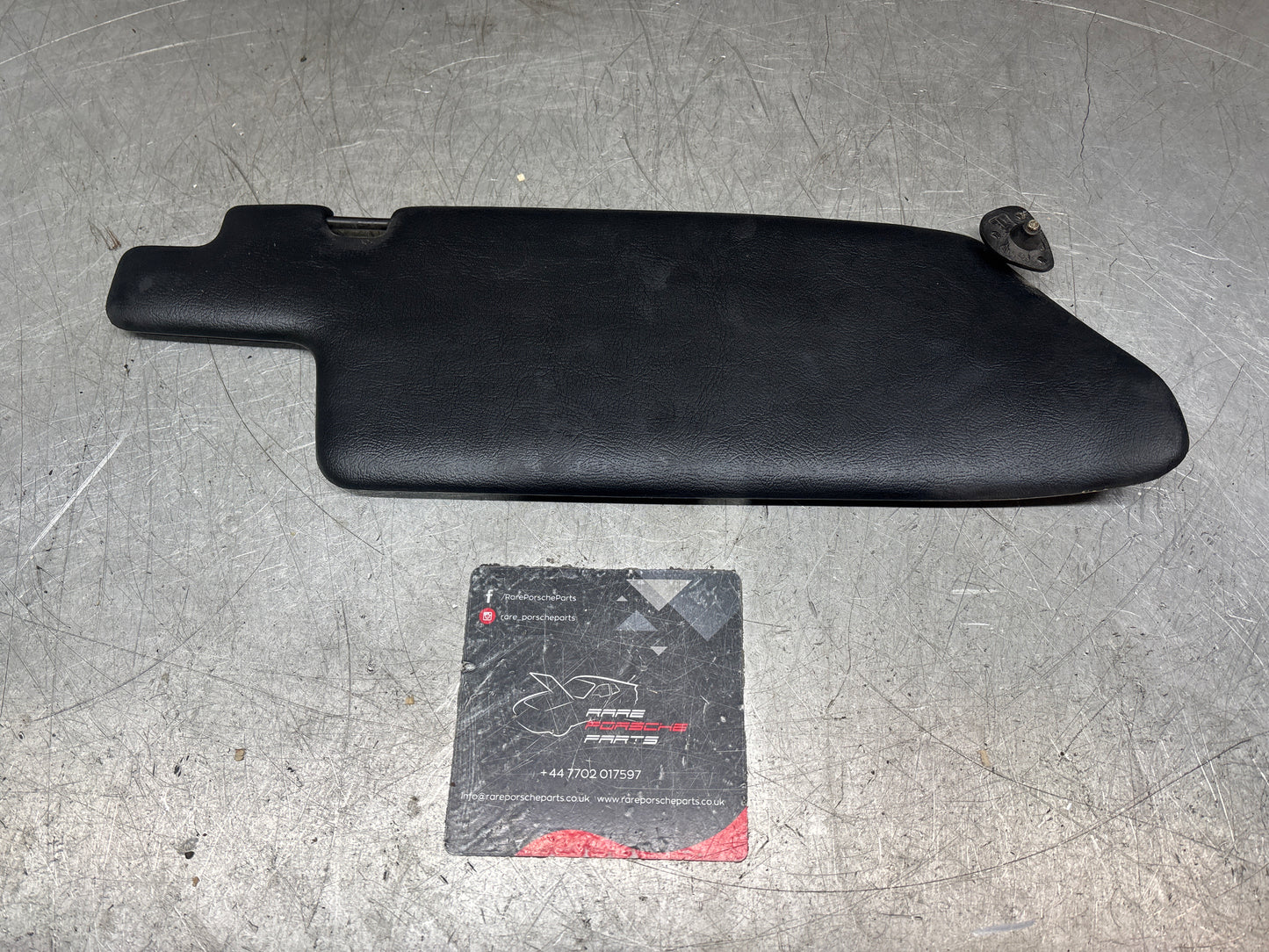 Porsche 924S/944 left N/S sun visor in black, used for late cars 94473103101, damaged