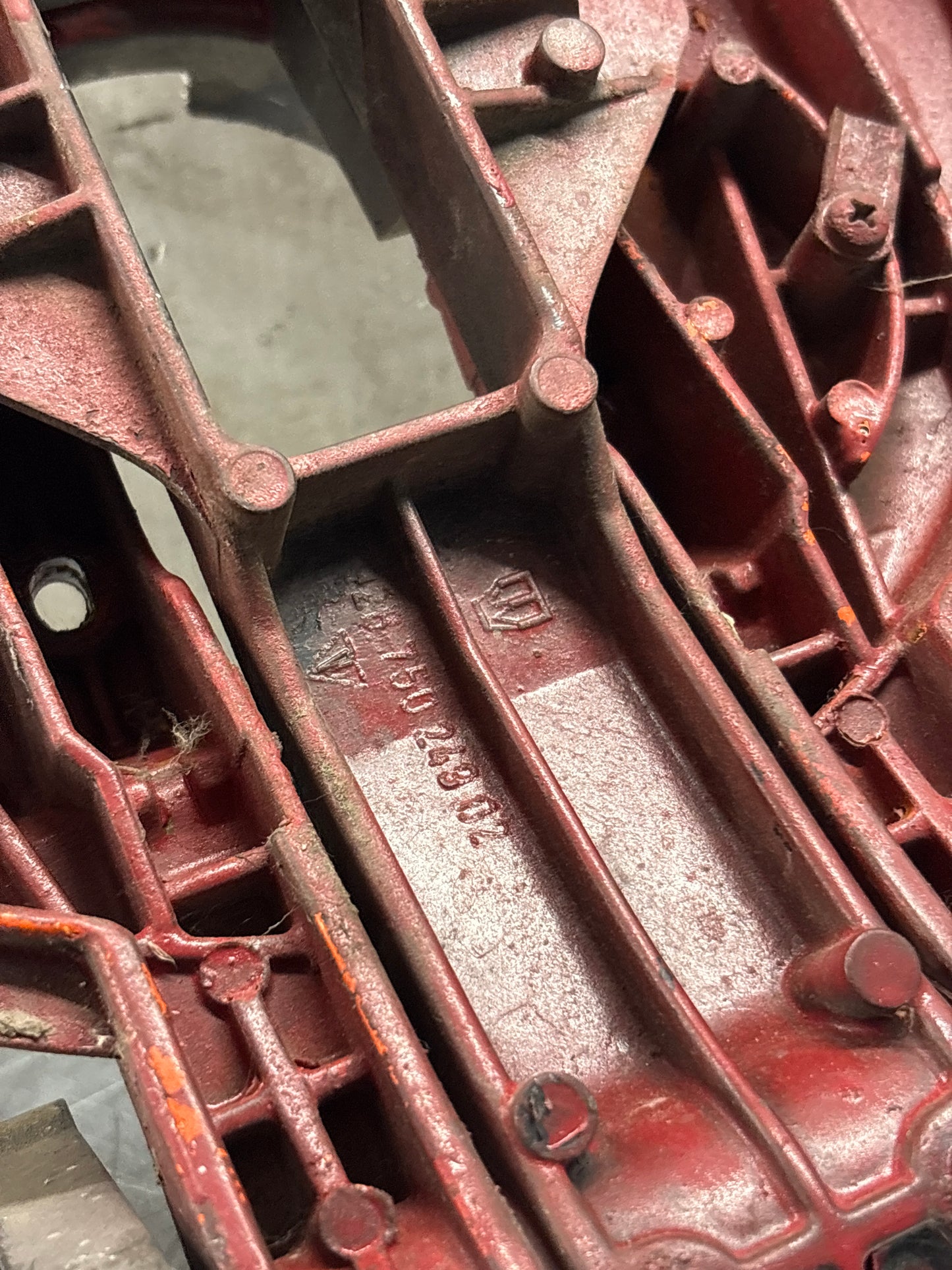 Porsche 928 left headlight swivel frame 92875024902 92875024302 used