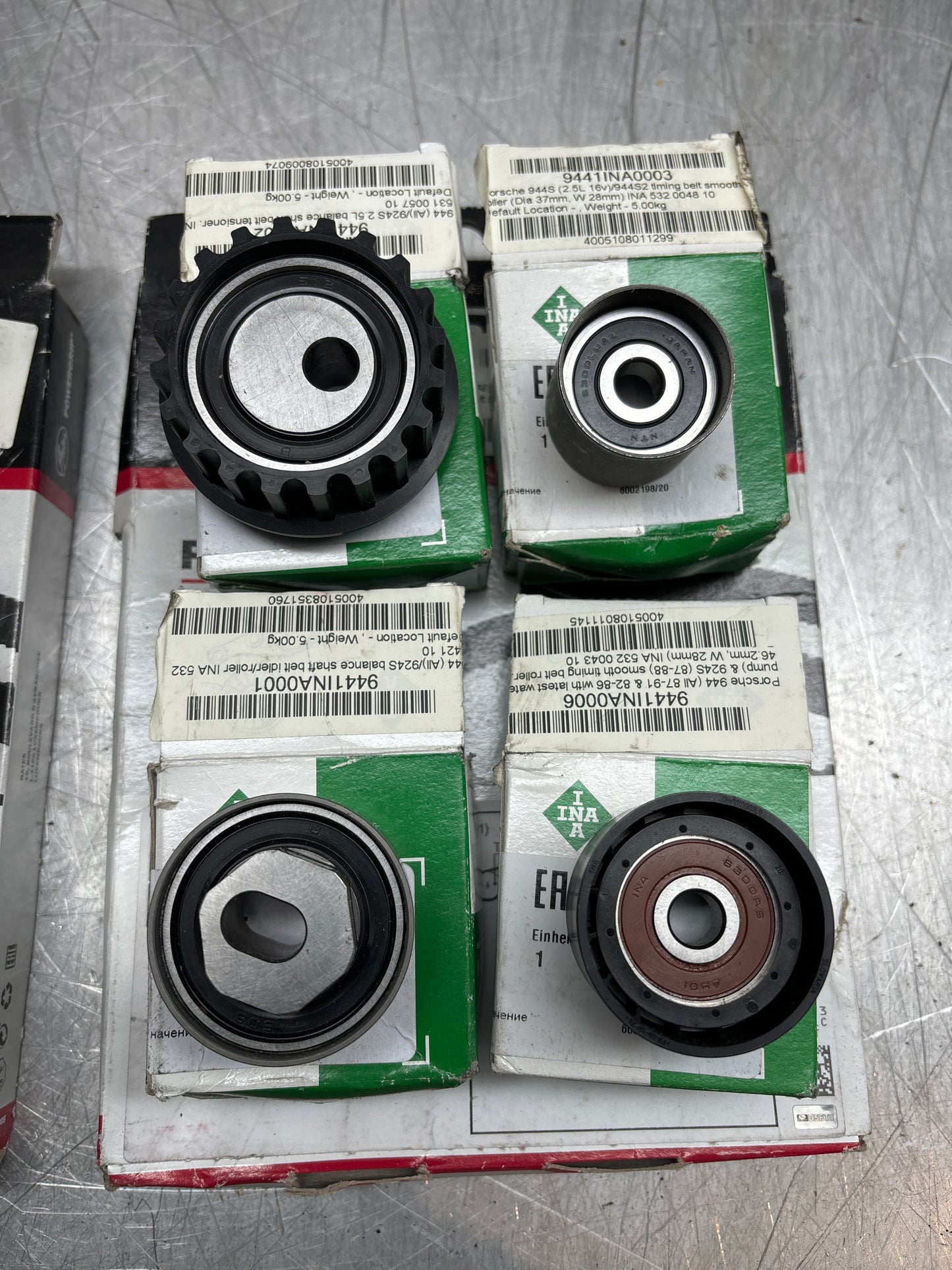 Porsche 944 S2 968 Timing kit gates timing belts + ina rollers