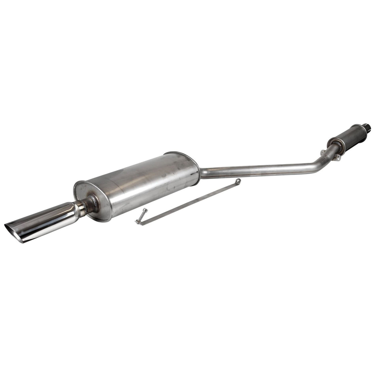 Porsche 924 Exhaust Rear Silencer, Stainless Steel, 477253125S New