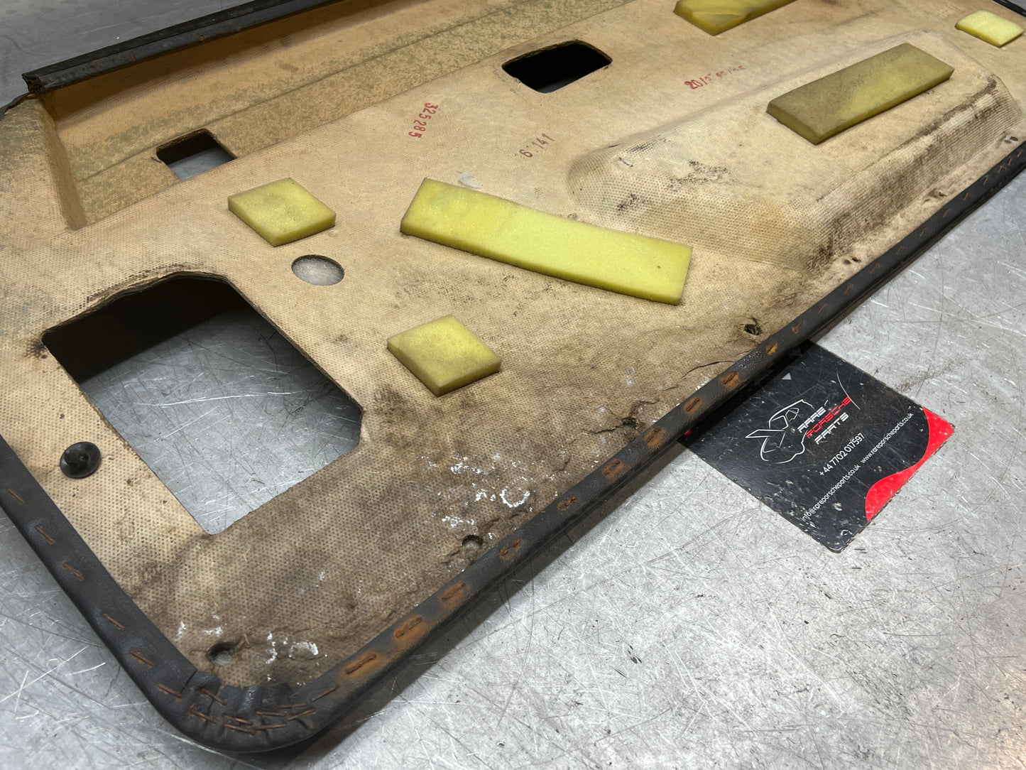 Porsche 924/944 early Porsche black door card used good condition left side, Rhd, 478867011