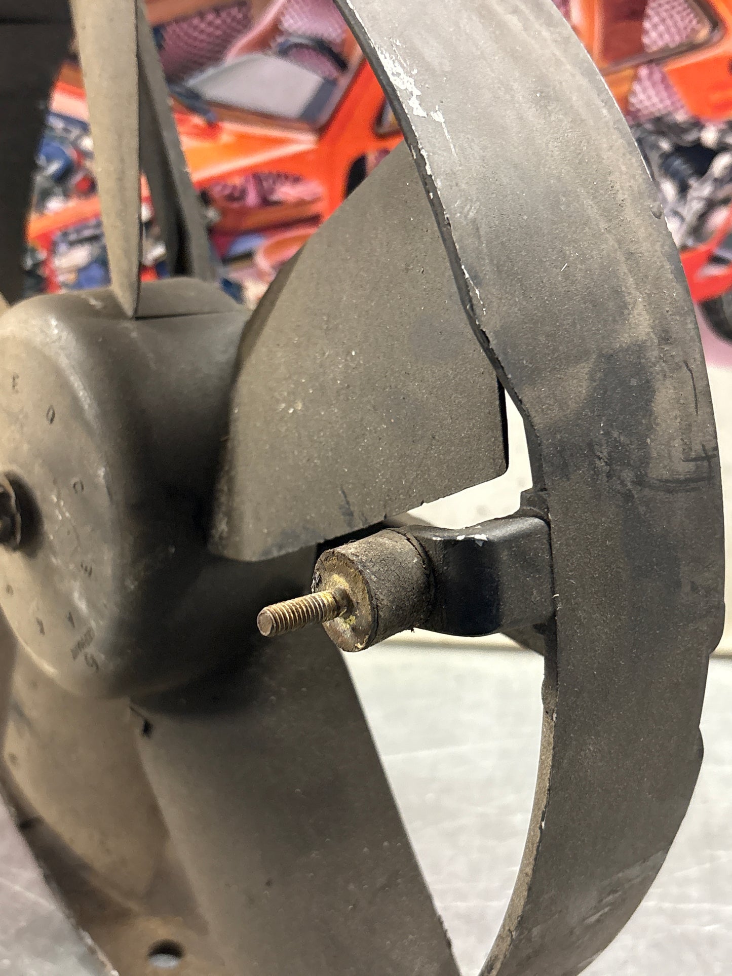 Porsche 928, -79 Air conditioner condenser  cooling  fan, genuine 92862410300 used