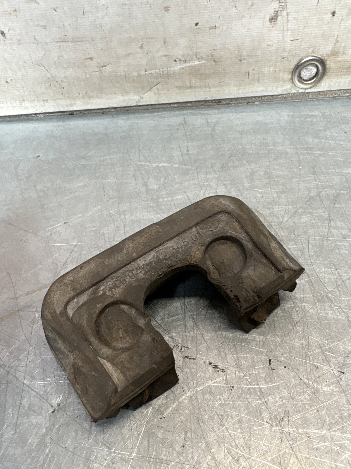 Porsche 944, S2/ 924S left tailgate latch pin gasket rubber, used 94451236501