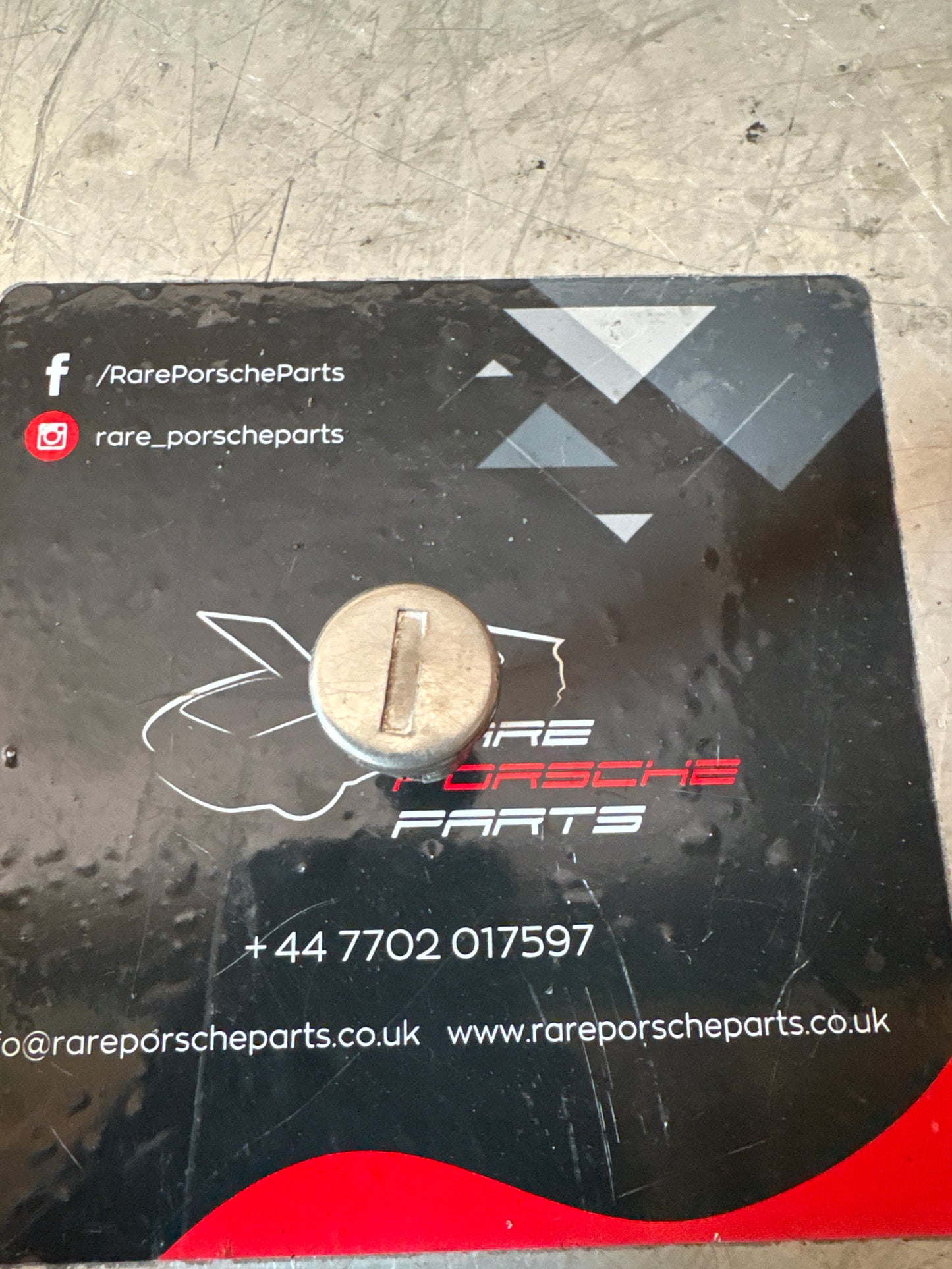 Porsche 944 door lock barrel cylinder, central lock, without key, used