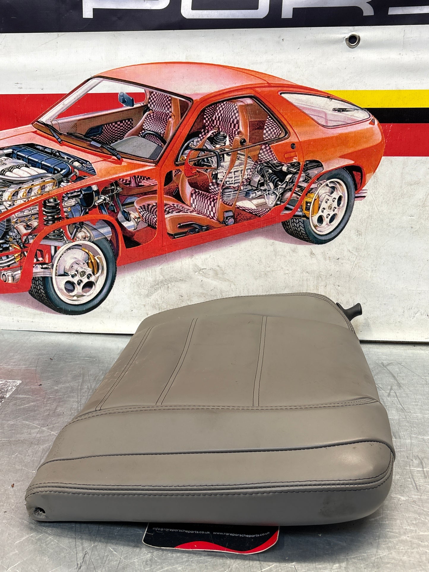 Porsche 911 996 rear right seat  backrest, grey, used 99652222102