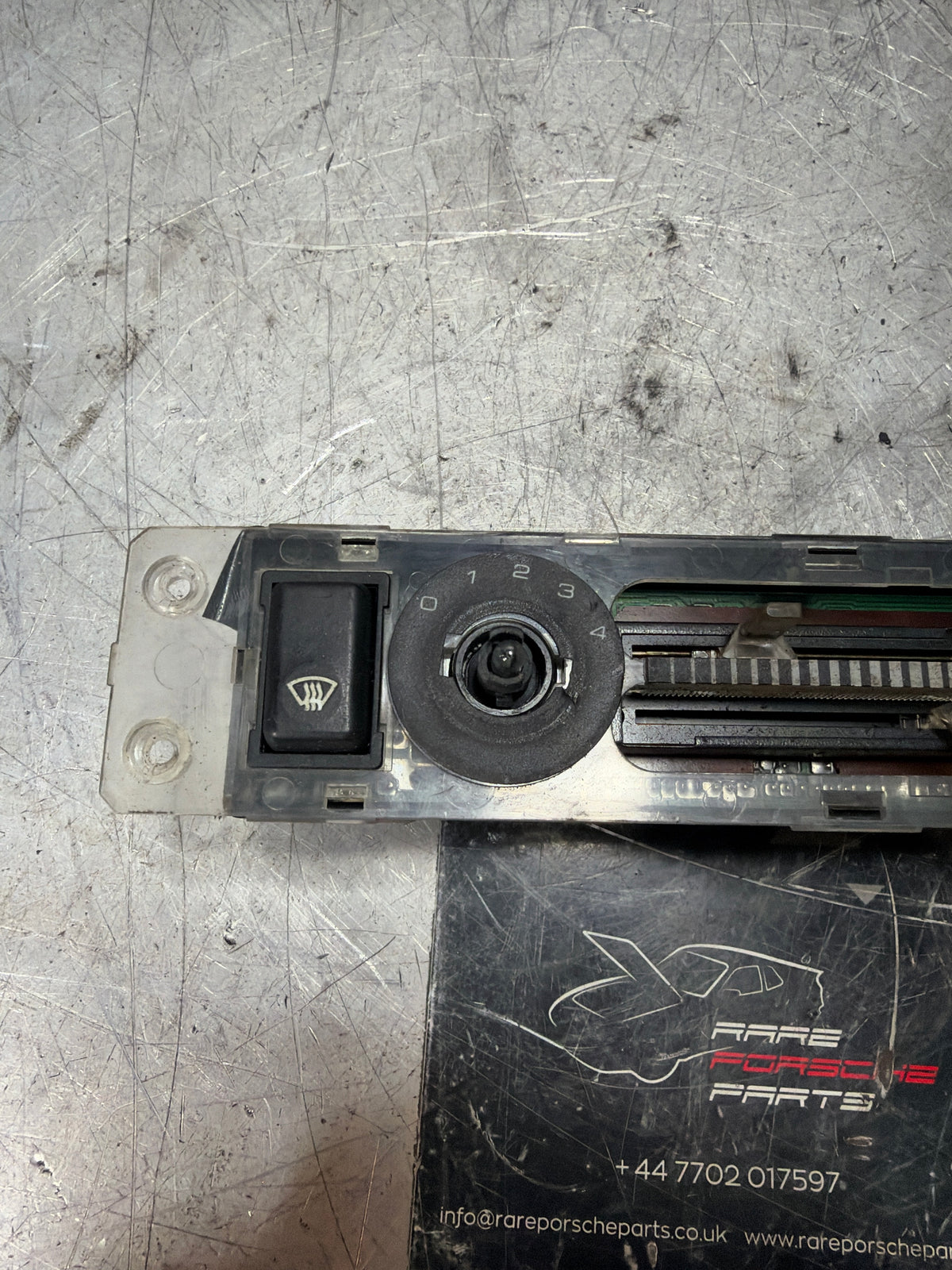 Porsche 944 climate heater control switch unit 85.5-91 years. 94465302103 used