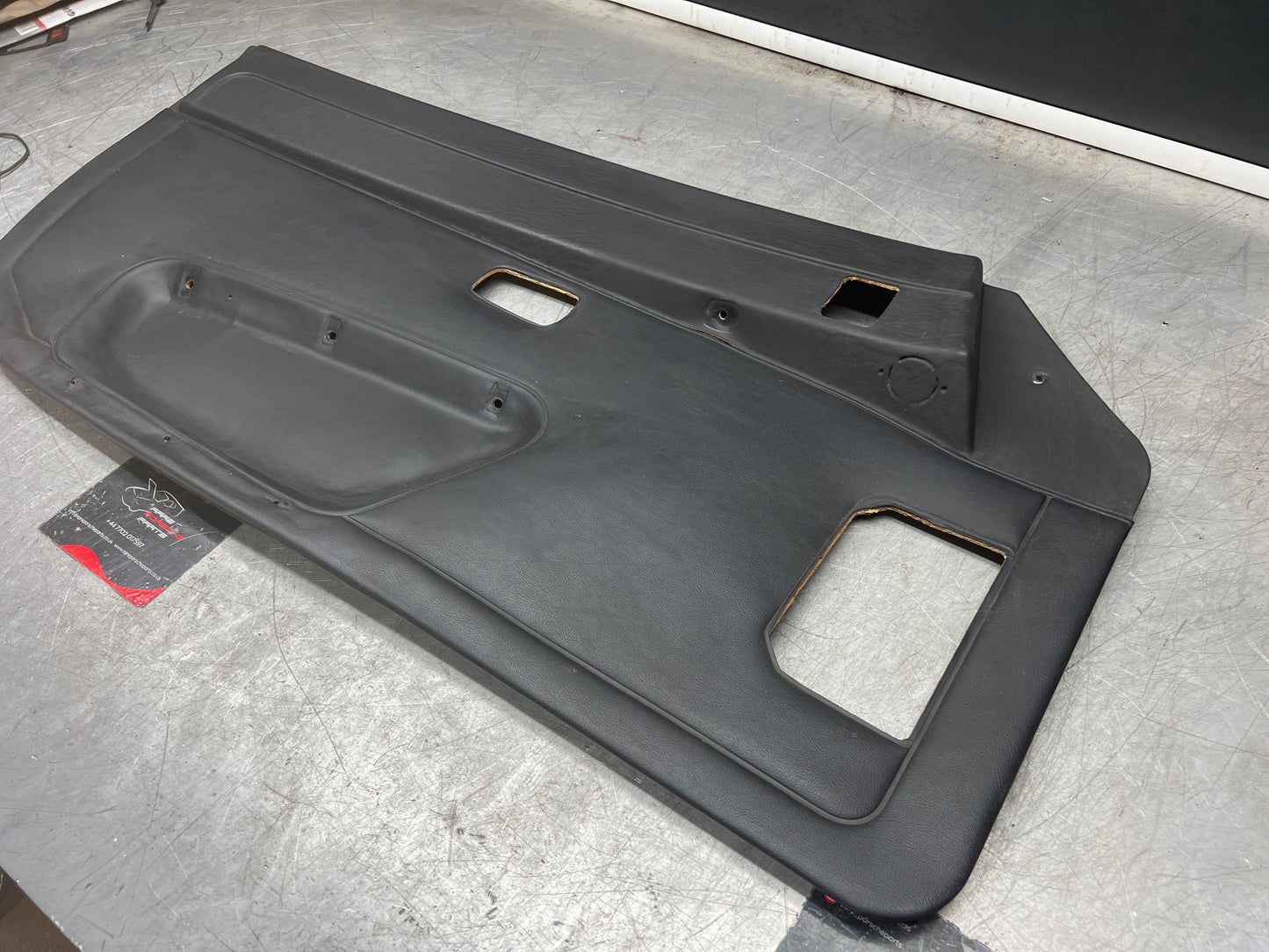 Porsche 924/944 early Porsche black door card used condition left side, Rhd, 478867011