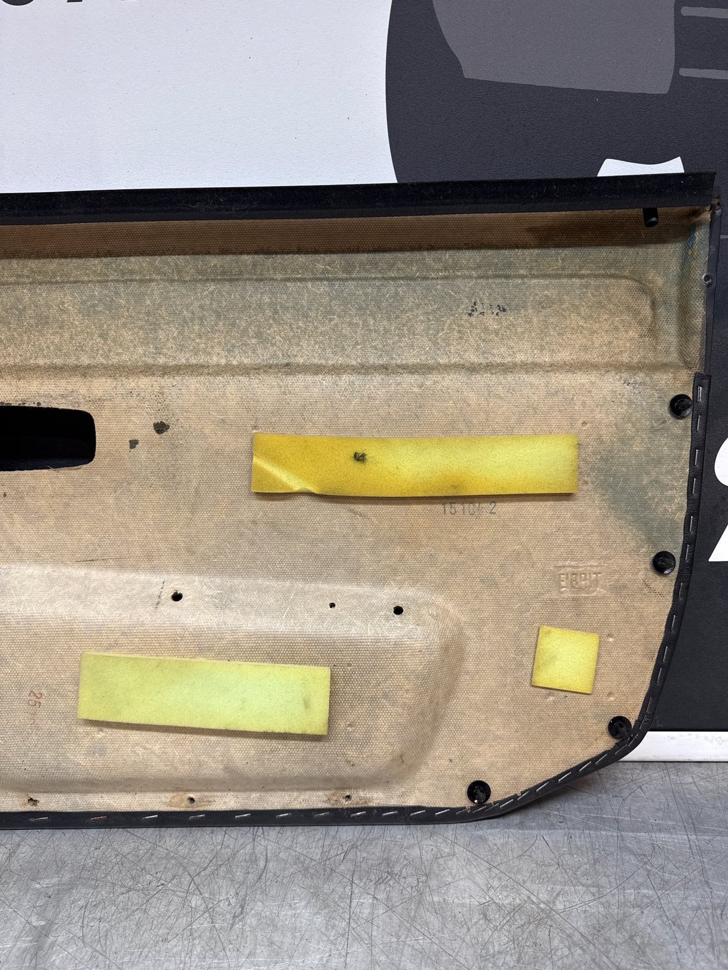 Porsche 924/ 924S/ Early 944  Door cards Pair, Black. Used. 478867011 / 478867012