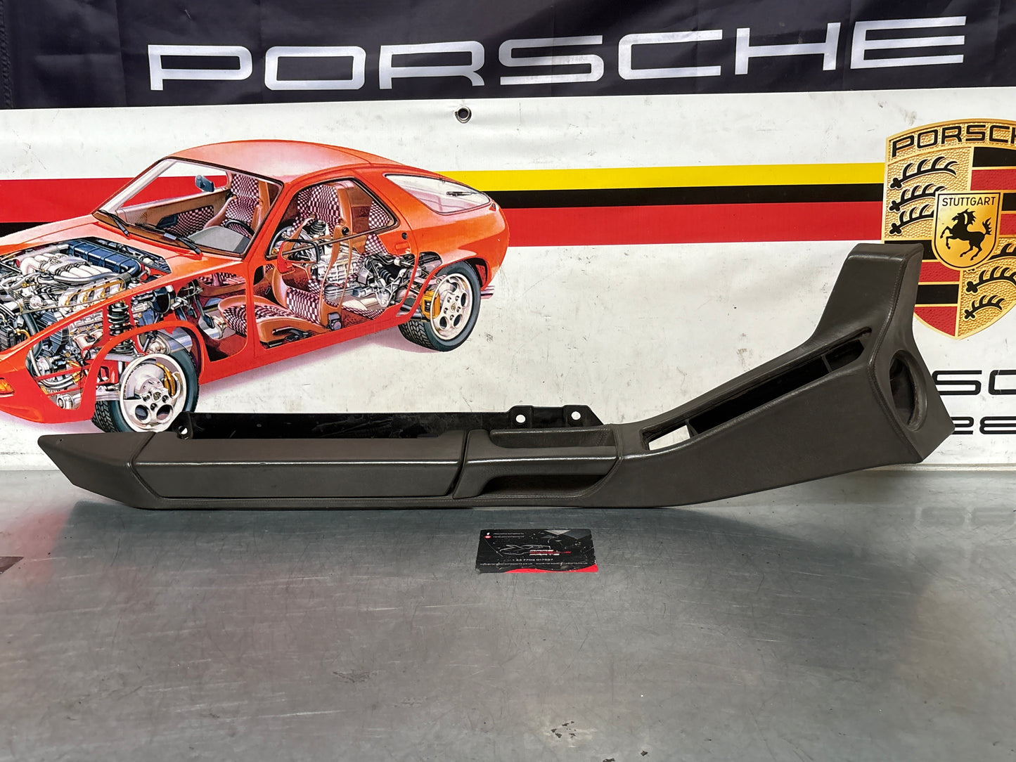 Porsche 928 Grey door armrest, left, off side, 92855510103, used